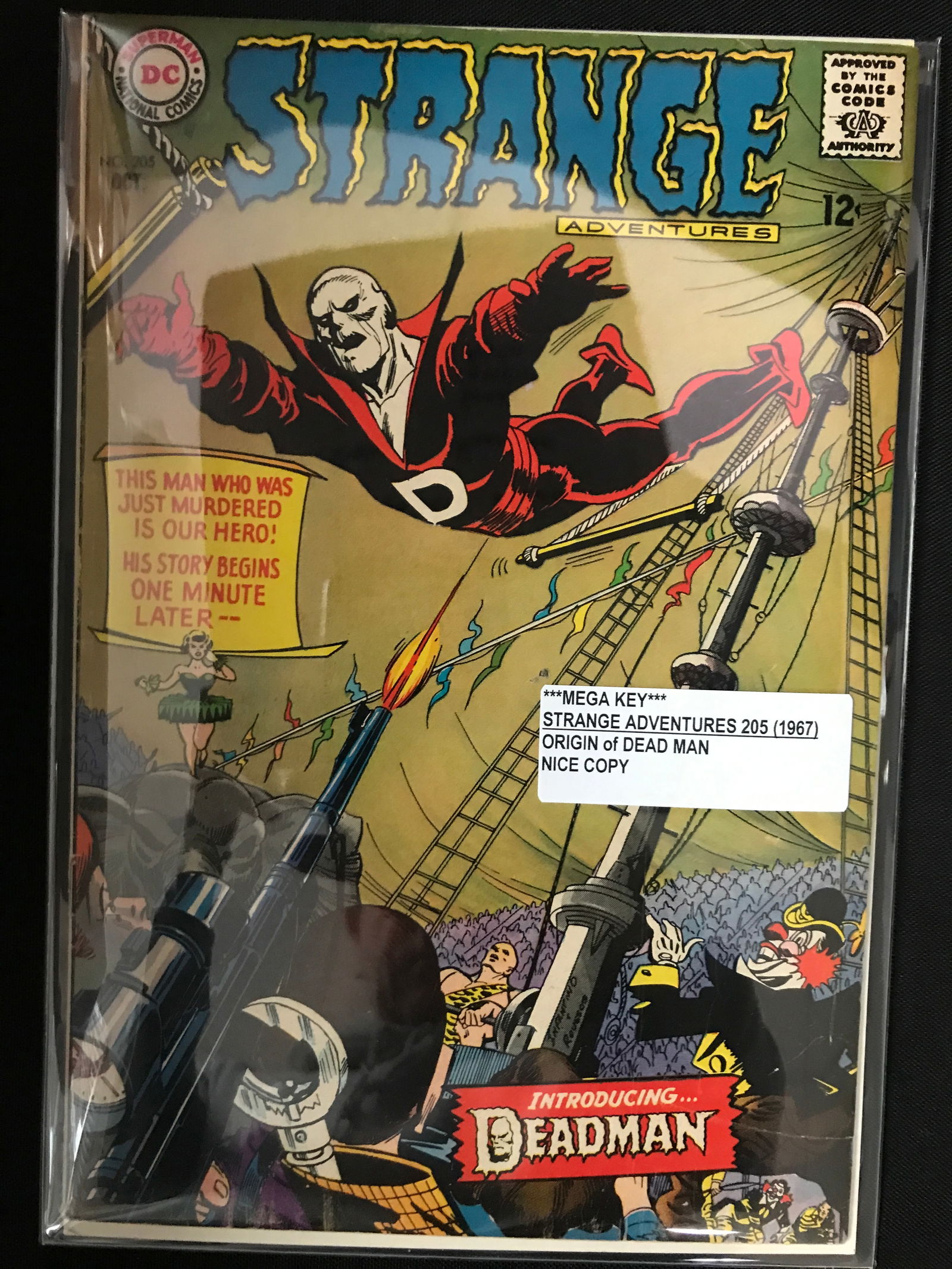 BIG KEY STRANGE ADVENTURES #205 (1967) ORIGIN OF DEAD MAN - DC COMICS (1 of 1)