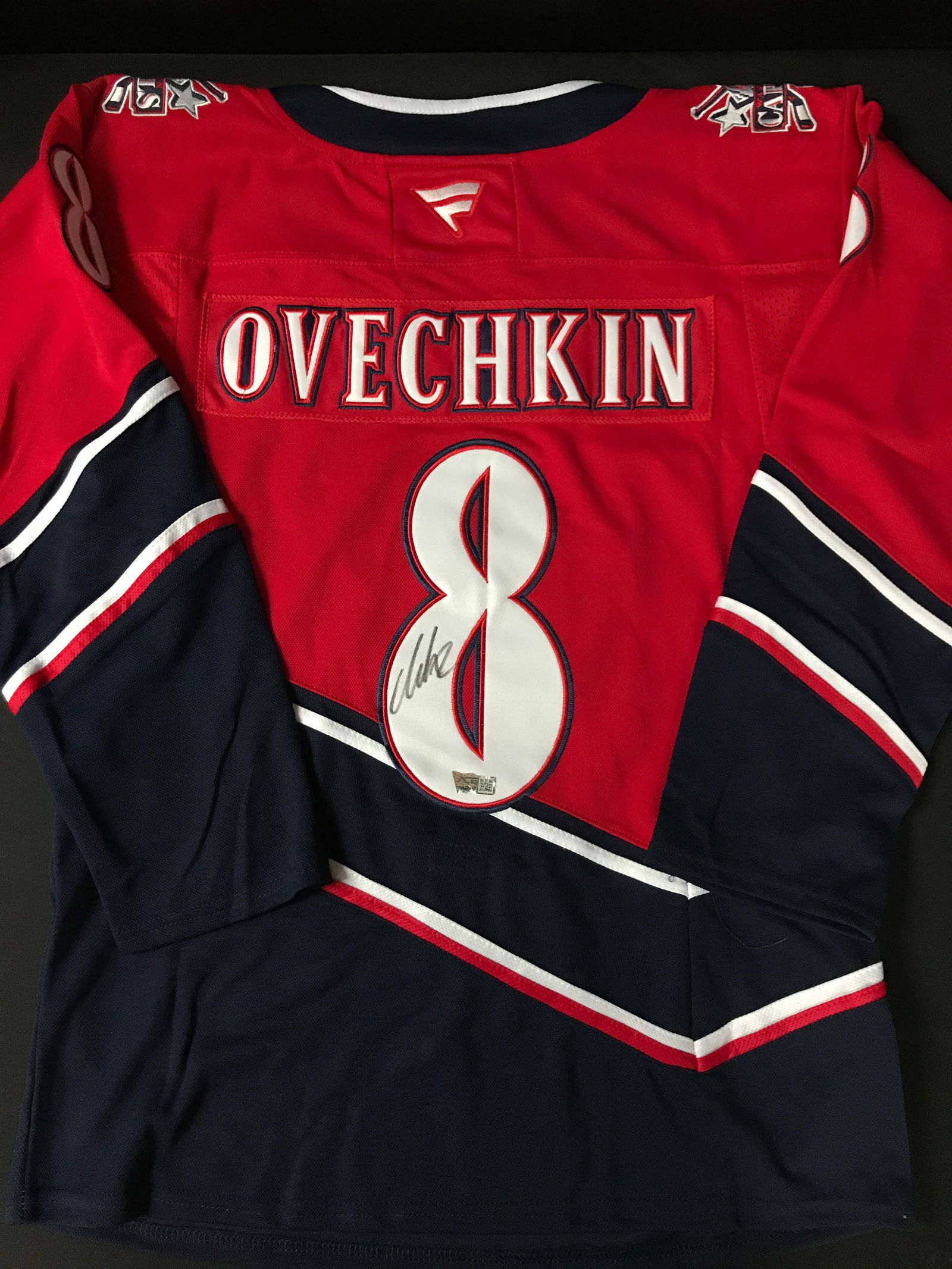 ALEXANDER OVECHKIN SIGNED WASHINGTON CAPITOLS REVERSE RETRO JERSEY - ACE COA (1 of 3)