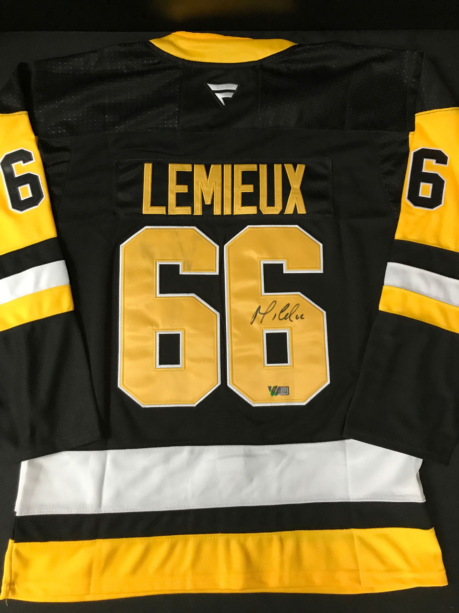 MARIO LEMIEUX SIGNED PITTSBURGH PENGUINS JERSEY - ACE COA (1 of 3)