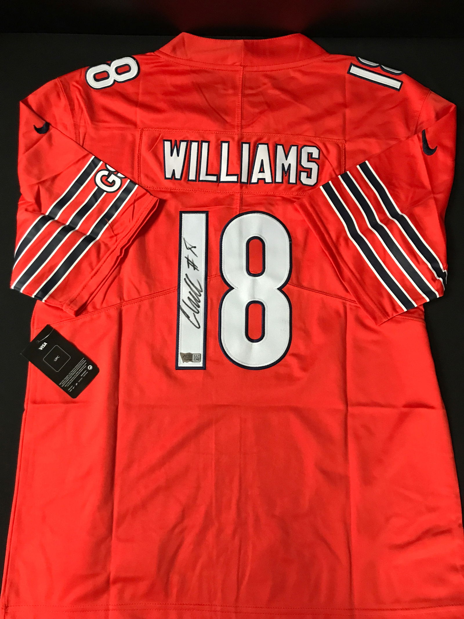 CALEB WILLIAMS SIGNED CHICAGO BEARS JERSEY - ACE COA (1 of 3)