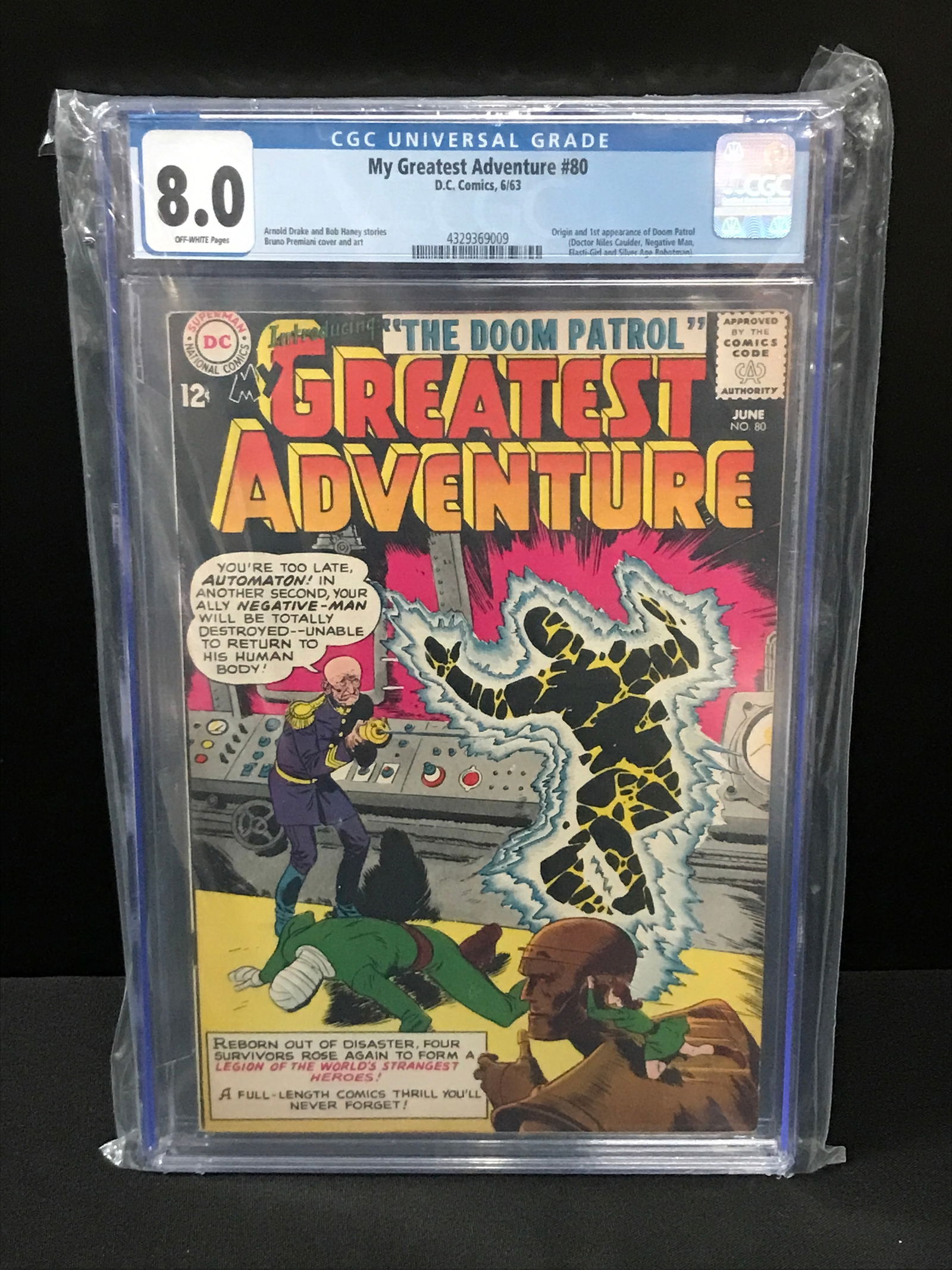BIG KEY MY GREATEST ADVENTURE NO.80 (ORIGIN OF DOOM PATROL) - CGC GRADE 8 (1 of 1)