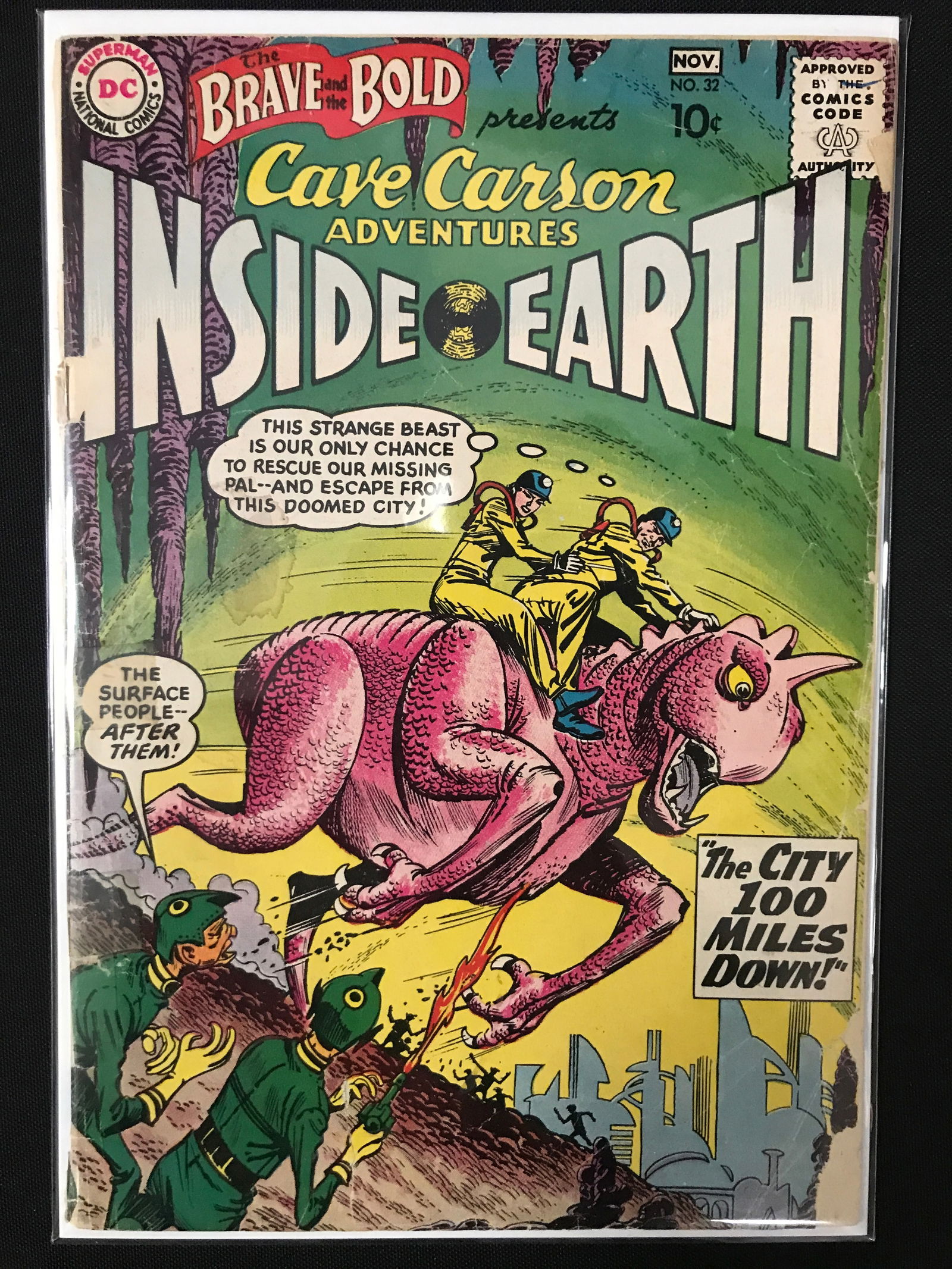 CAVE CARSON ADVENTURES INSIDE EARTH #32 - DC COMICS (1 of 1)