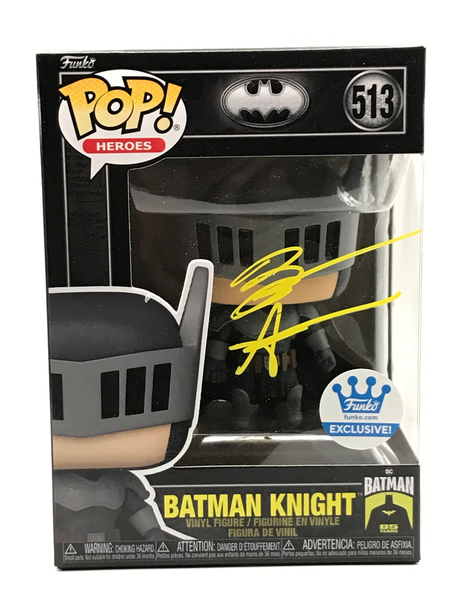 BEN AFFLECK SIGNED BATMAN KNIGHT FUNKO POP - KB COA (1 of 2)