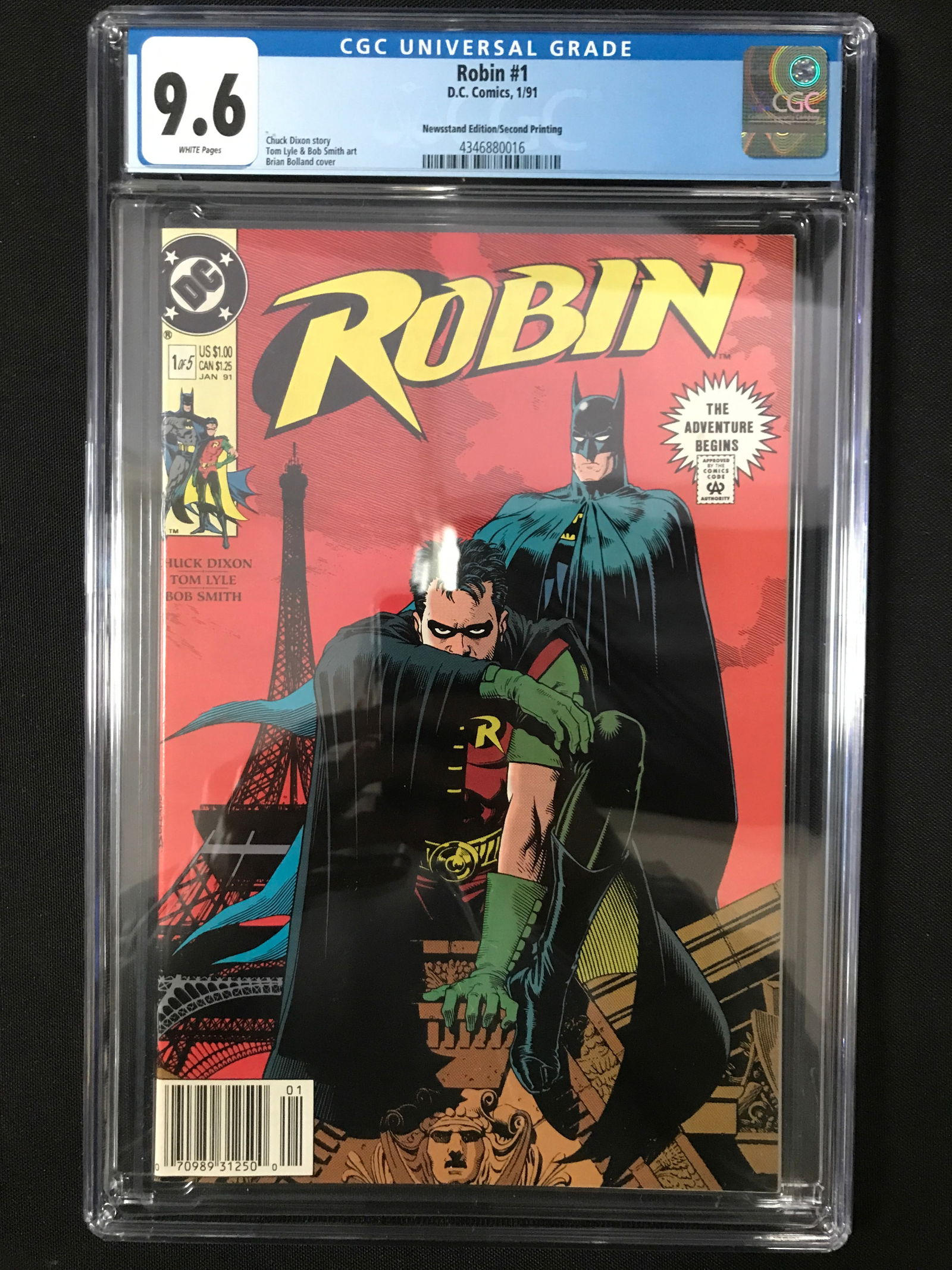 DC COMICS ROBIN NO.1 - CGC GRADE 9.6 (RARE 2ND PRINTING NEWSSTAND (1 of 1)