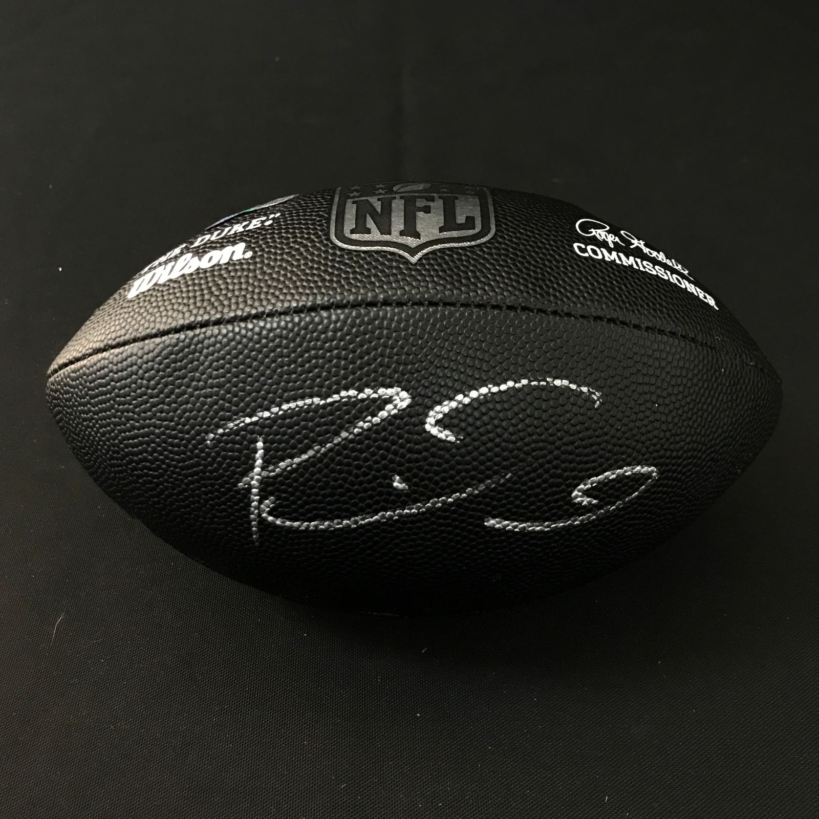 PATRICK MAHOMES SIGNED WILSON NFL MINI FOOTBALL (ACE COA) (1 of 1)