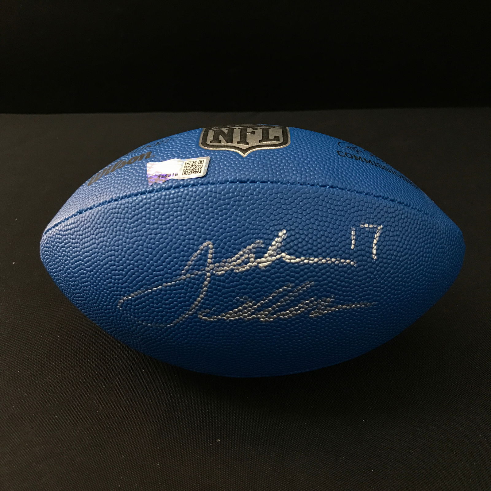 JOSH ALLEN SIGNED WILSON NFL MINI FOOTBALL (ACE COA): Prices are in Canadian dollars