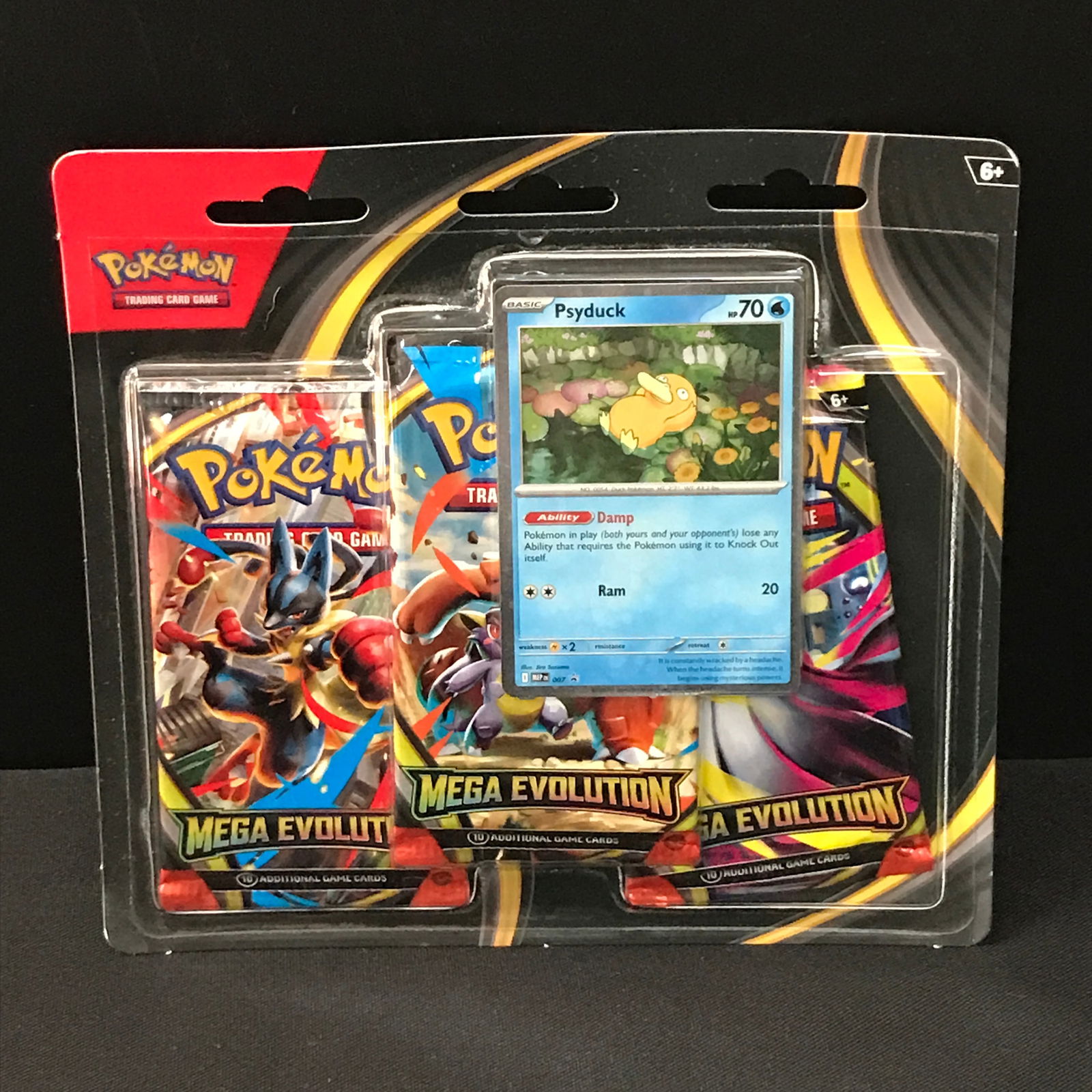POKEMON TCG MEGA EVOLUTION SEALED BOX - INCLIUDES 3 SEALED PACKS AND A BONUS CARD (1 of 1)