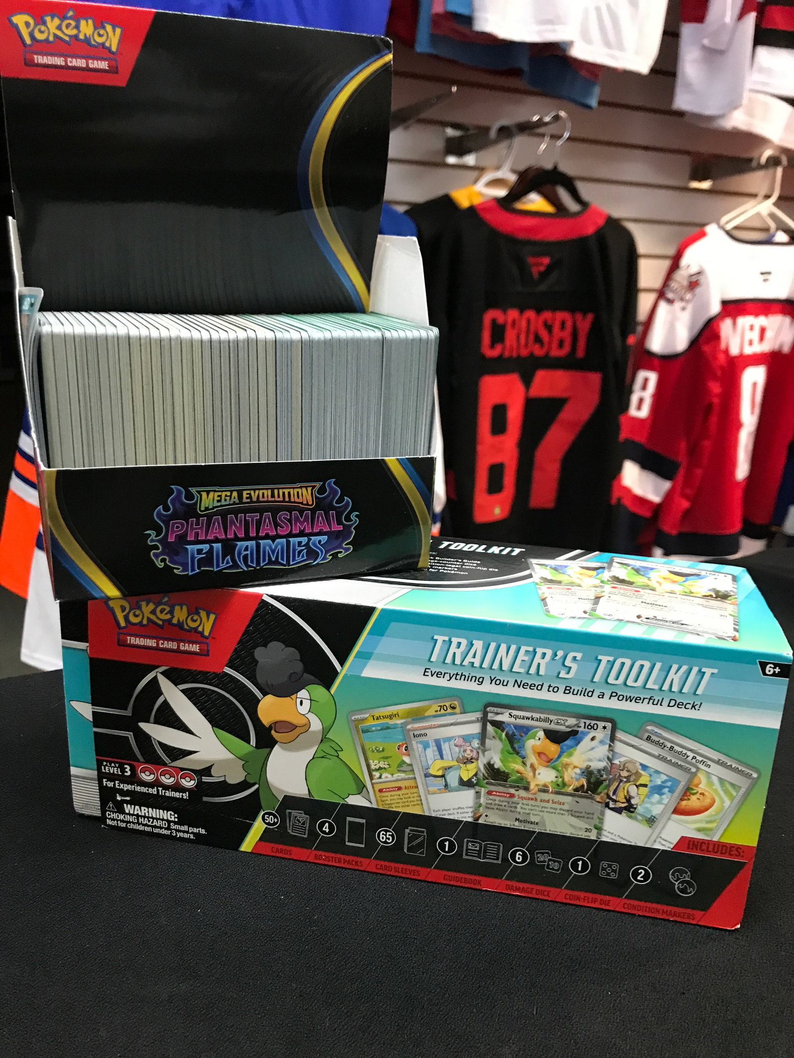 LOT OF LOOSE POKEMON TCG AND 1 POKEMON TCG TRAINER'S TOOLKIT BOX: Prices are in Canadian dollars