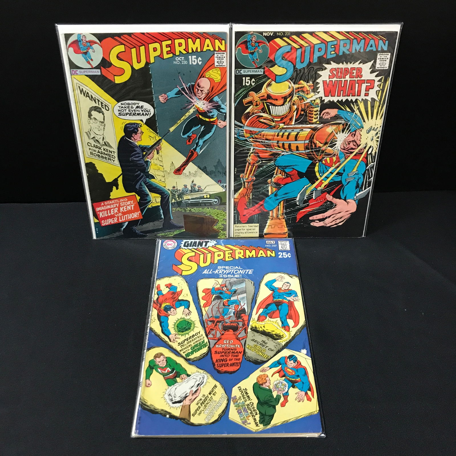 LOT OF 3 SUPERMAN COMICS - DC COMICS (1 of 1)