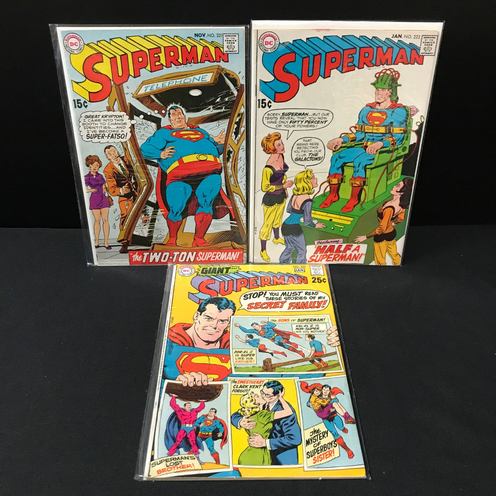 LOT OF 3 SUPERMAN COMICS - DC COMICS (1 of 1)