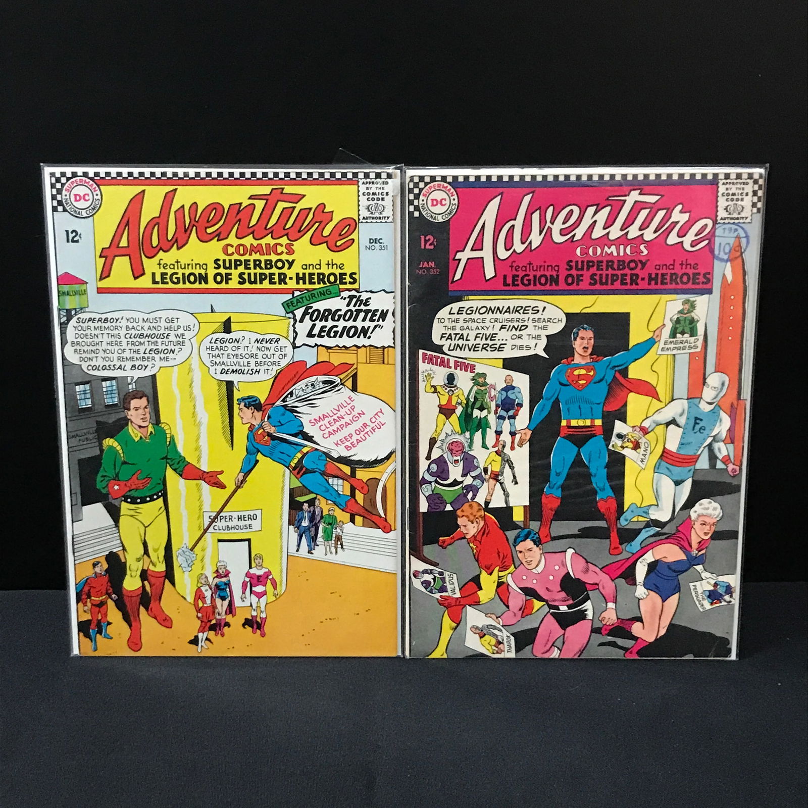 LOT OF 2 ADVENTURE COMICS #351-352 - DC COMICS (1 of 1)