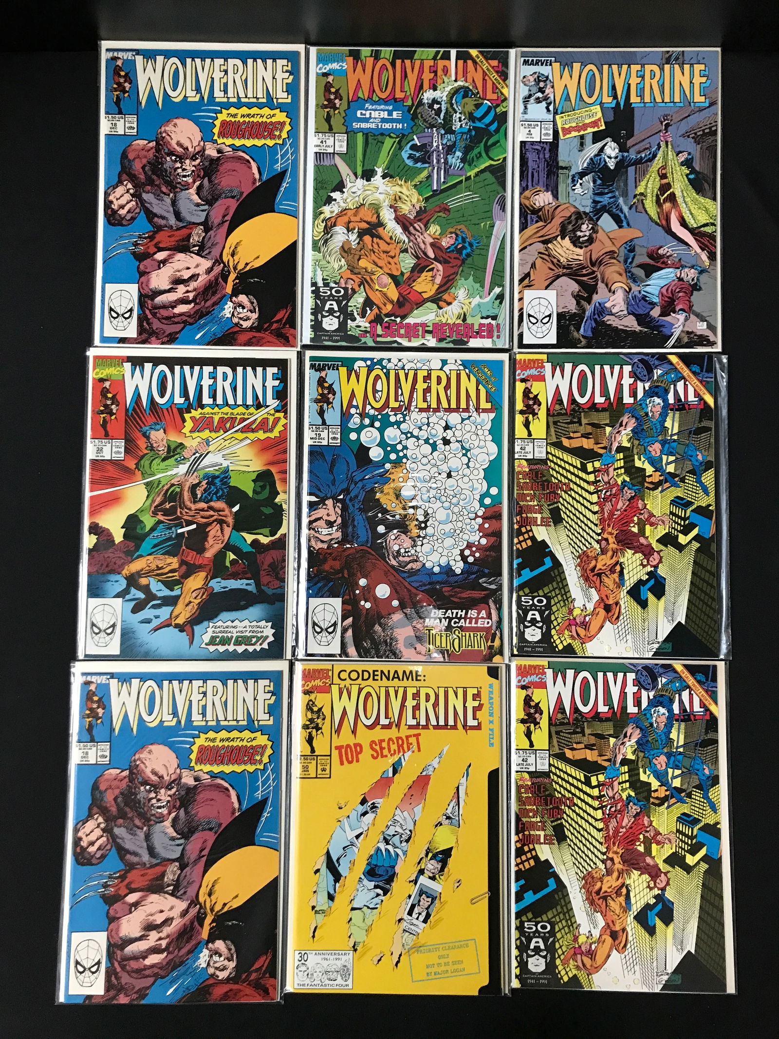 LOT OF 9 WOLVERINE COMICS - MARVEL COMICS (1 of 1)