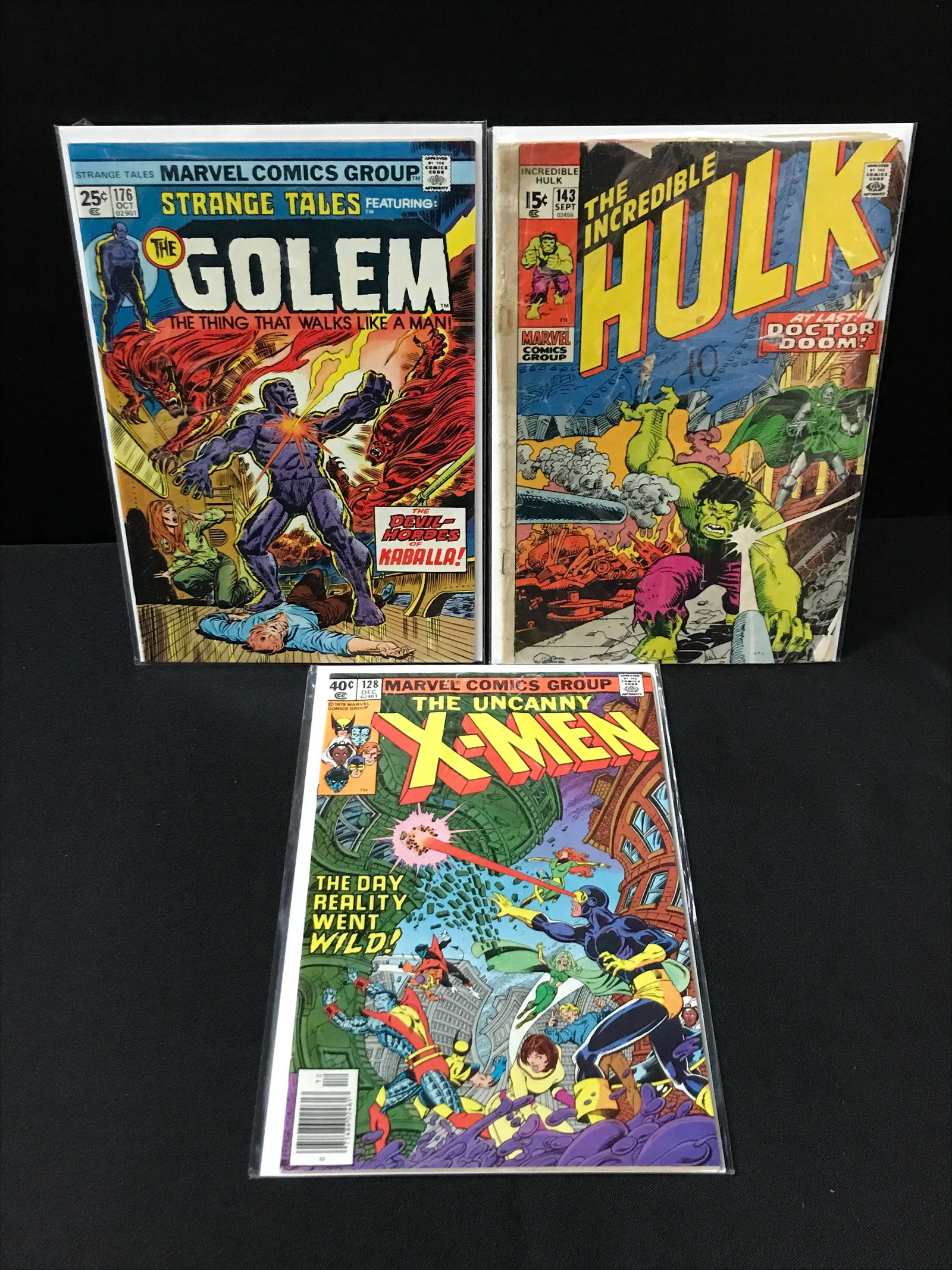 LOT OF 3 MARVEL COMICS - VARIOUS TITLES: Prices are in Canadian Dollars