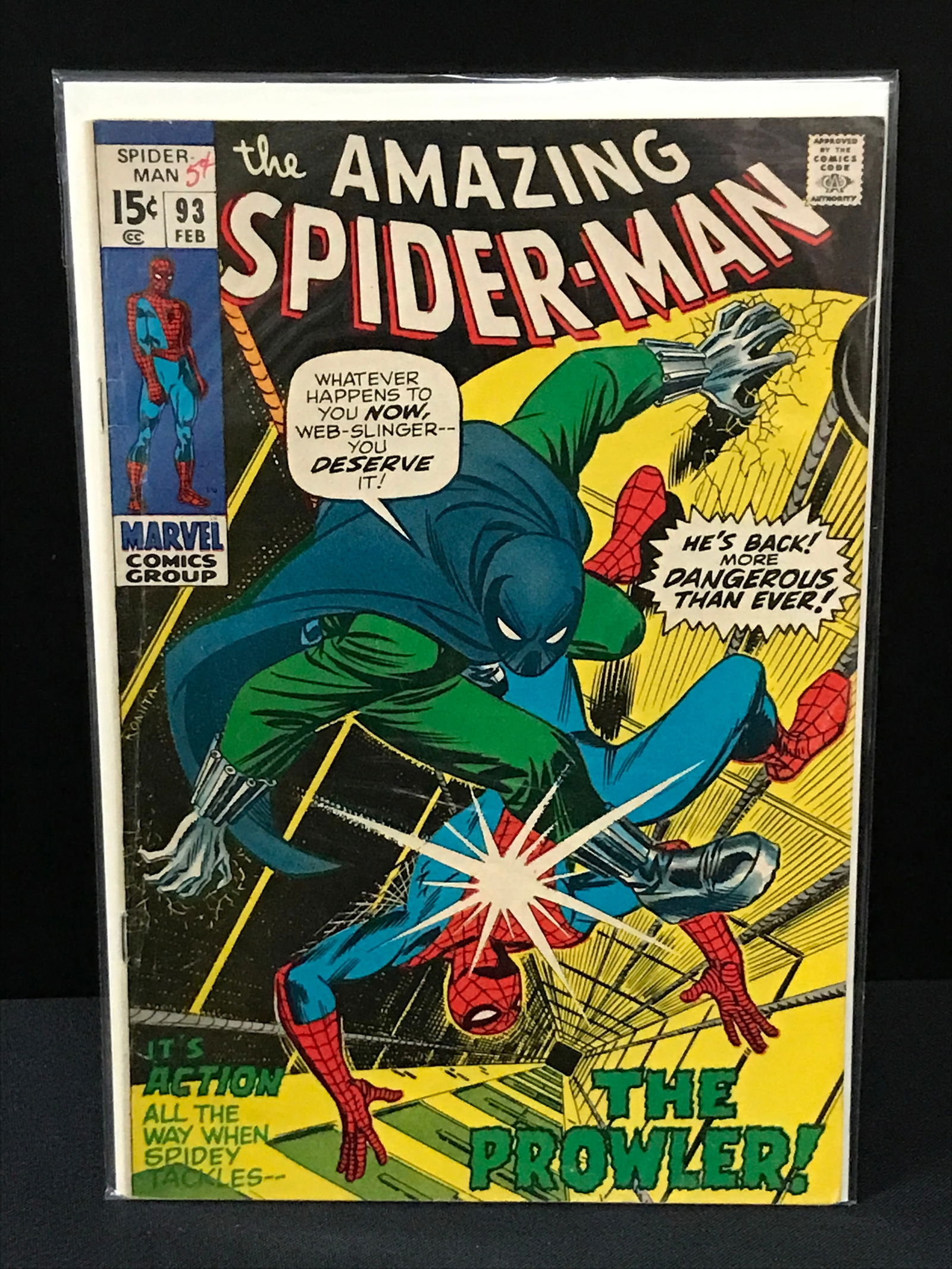 MARVEL COMICS THE AMAZING SPIDER-MAN NO.93: Prices are in Canadian Dollars