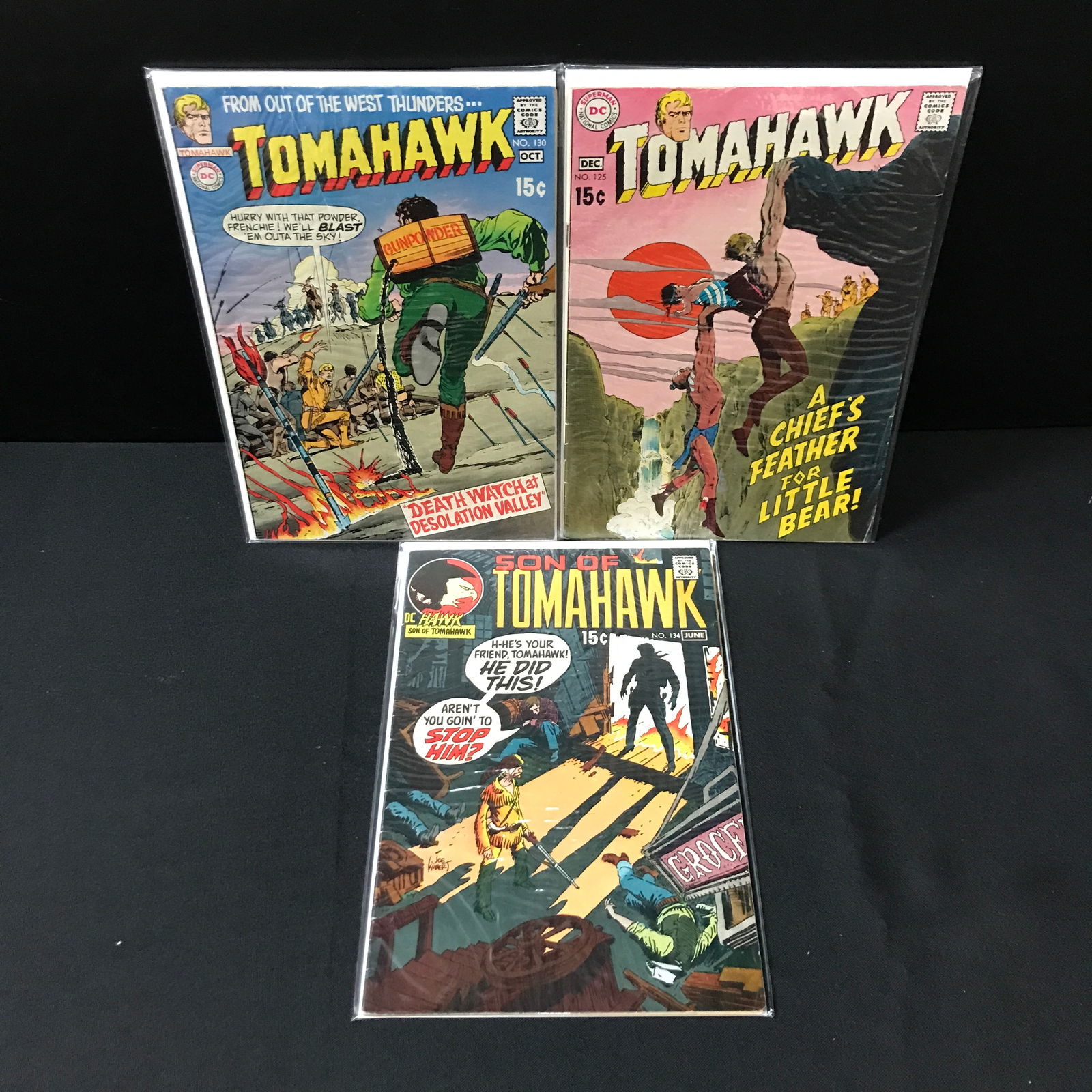 LOT OF 3 TOMAHAWK COMICS - DC COMICS (1 of 1)