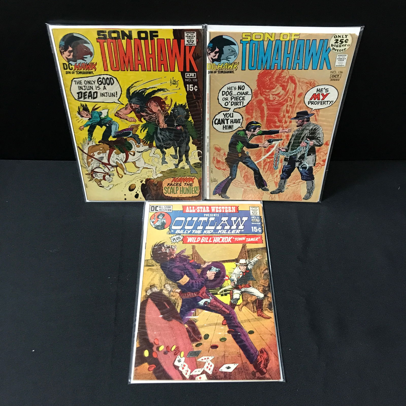 LOT OF 43WESTERN THEMED COMICS WITH VARIOUS TITLES - DC COMICS: Prices are in Canadian Dollars