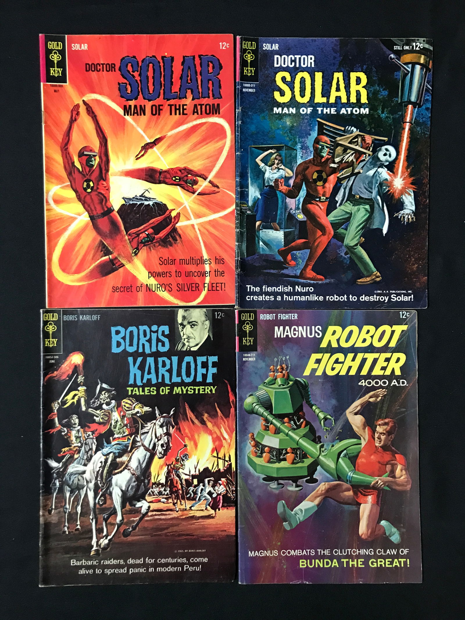 LOT OF 4 GOLD KEY COMICS WITH VARIOUS TITLES (1 of 1)