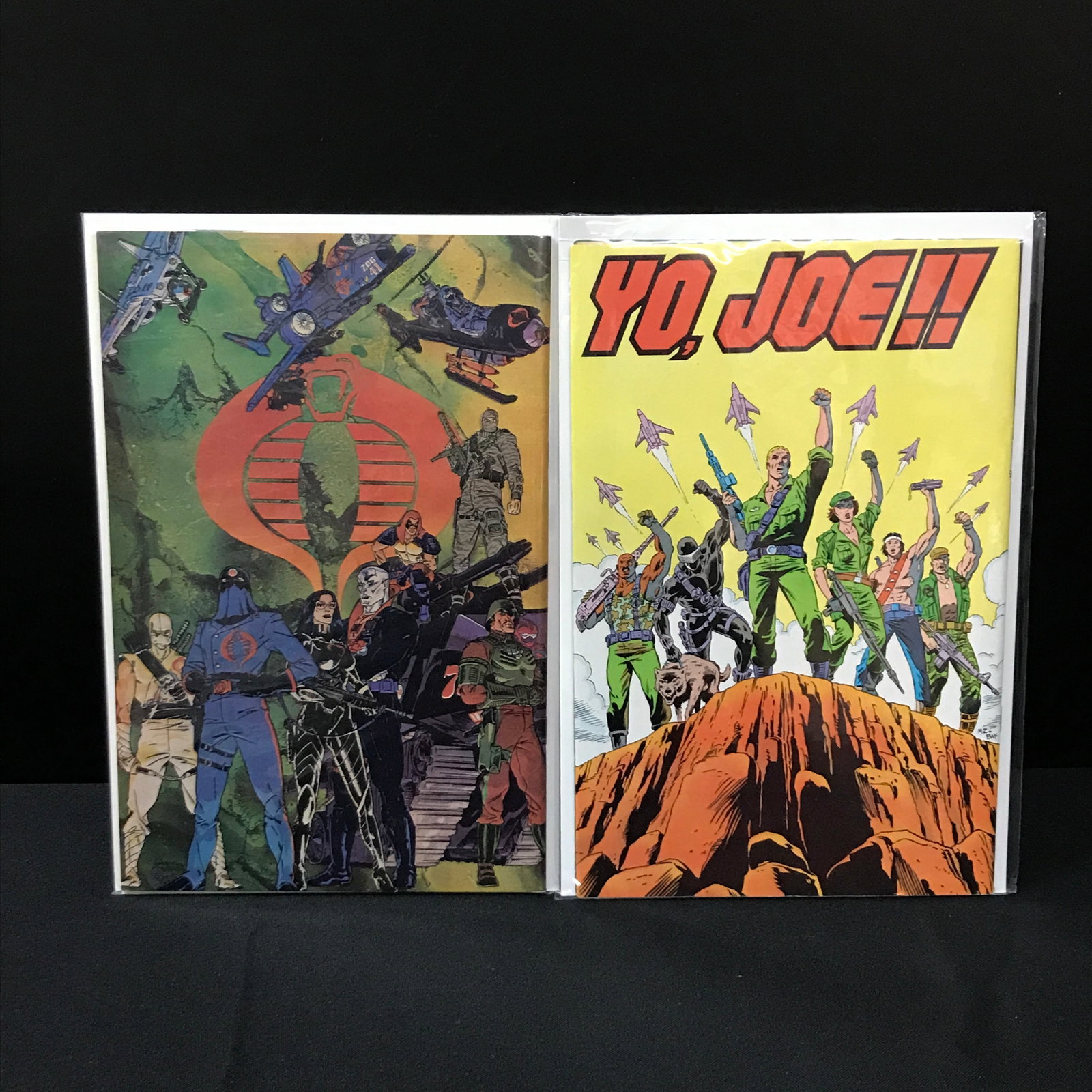 LOT OF 2 COMICS - COBRA AND YO JOE!!: Prices are in Canadian Dollars