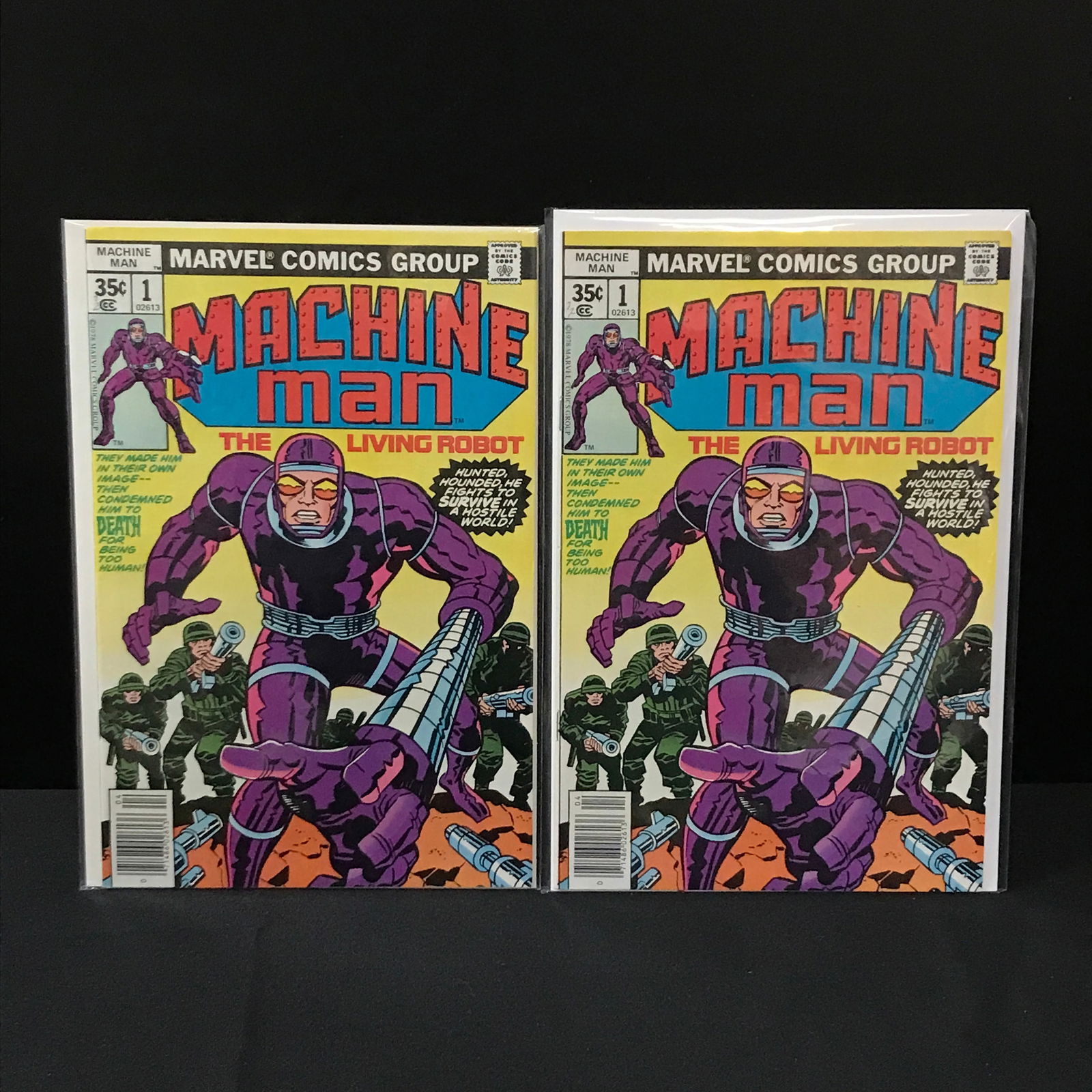 MARVEL COMICS MACHINE MAN NO.1 COMIC BOOK LOT (1 of 1)