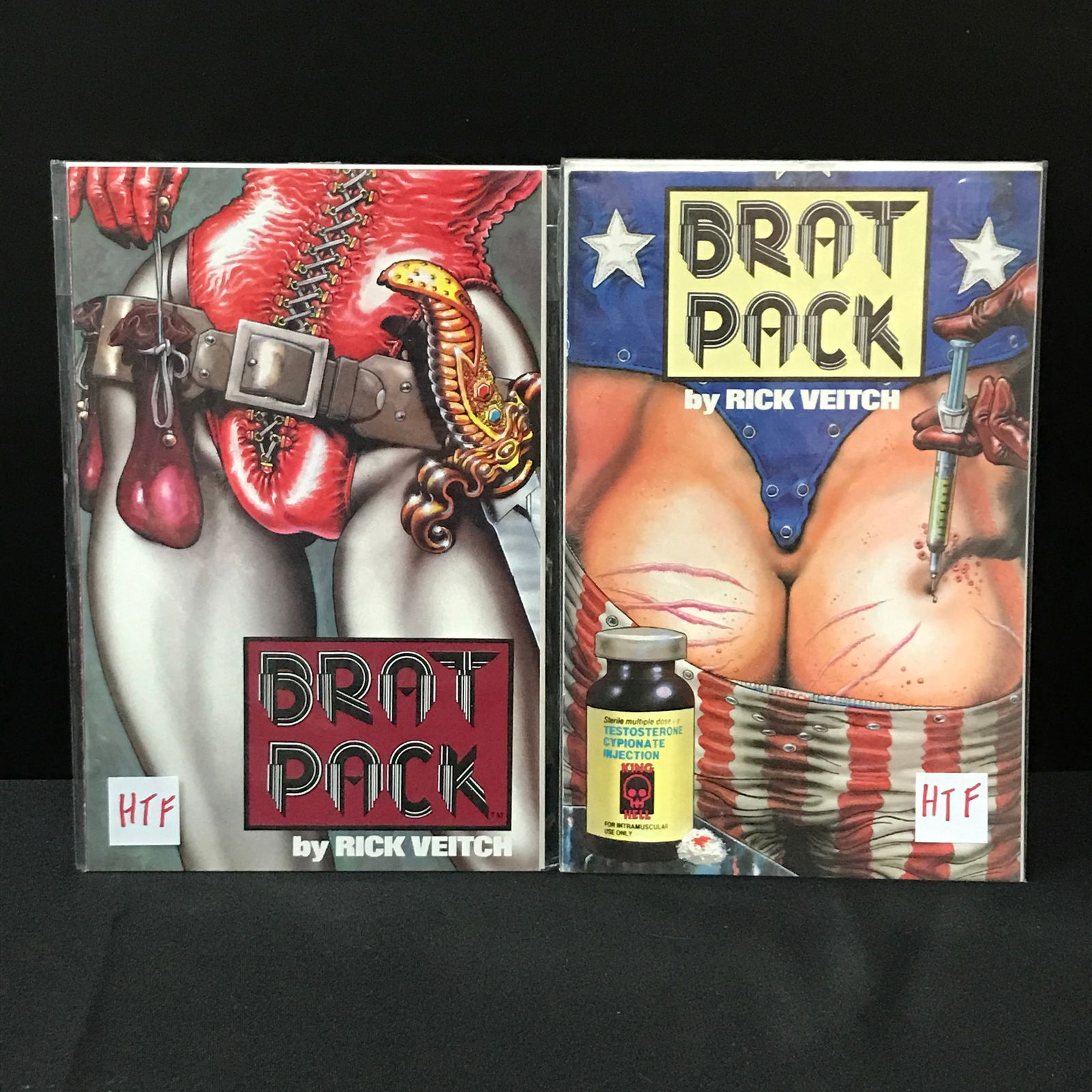 LOT OF 2 BRAT PACK COMICS - HARD TO FIND: Prices are in Canadian Dollars