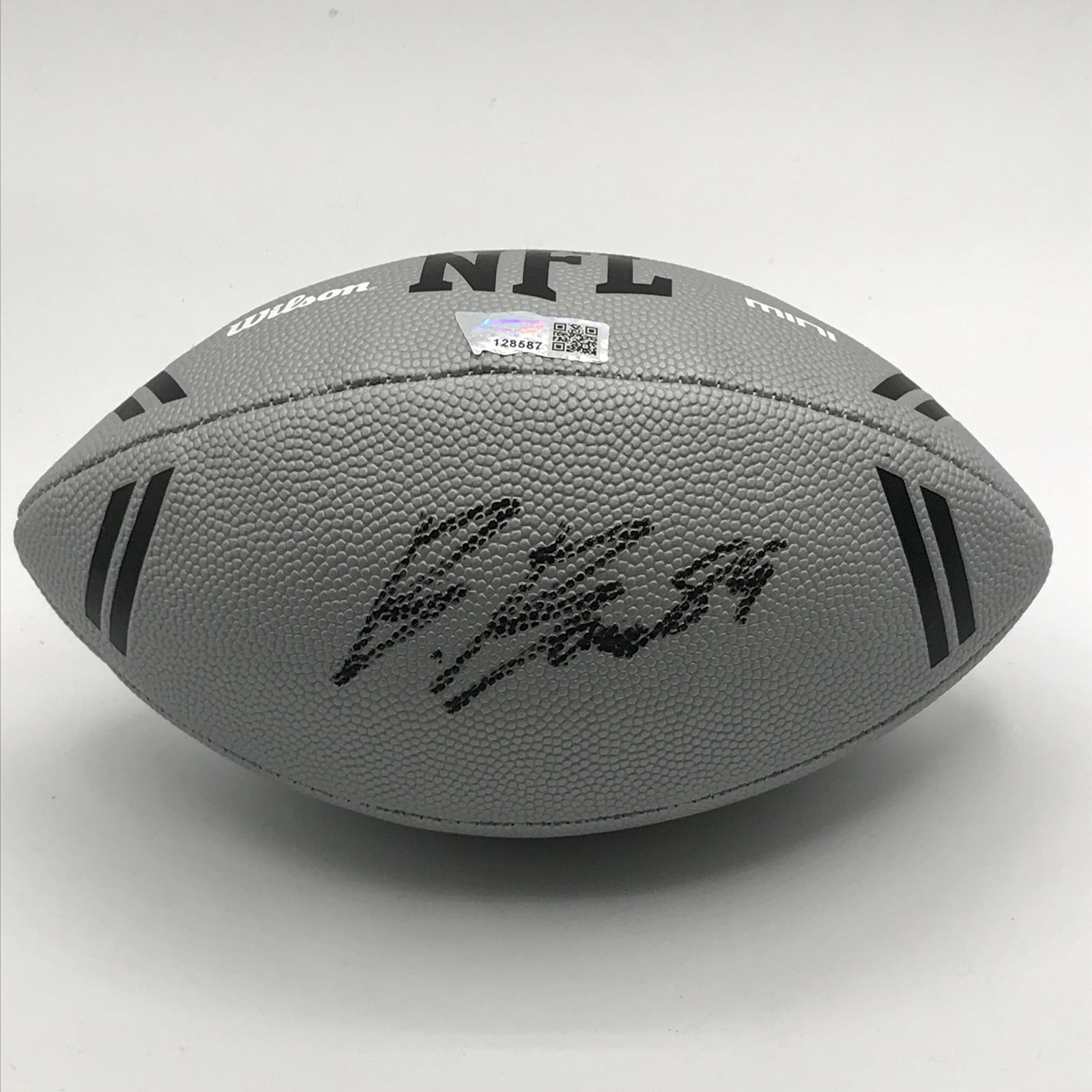 BROCK BOWERS SIGNED FOOTBALL - ACE COA: Prices are in Canadian dollars