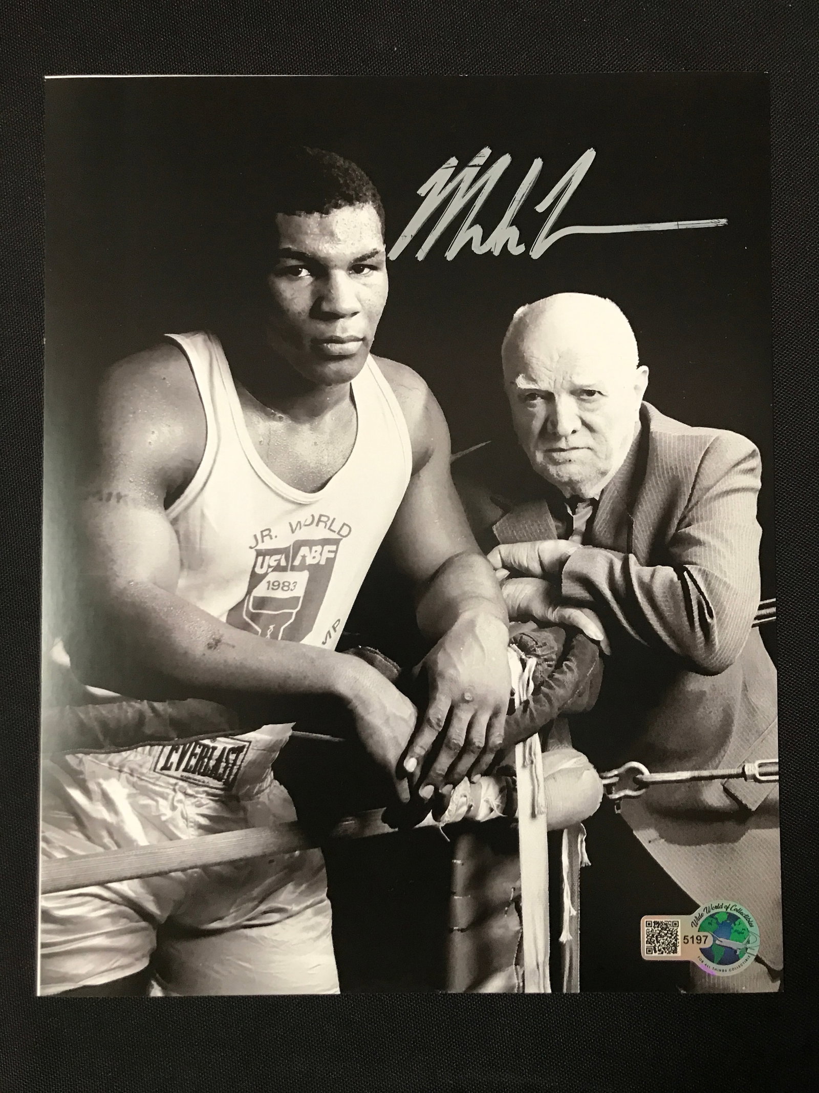 MIKE TYSON SIGNED 8X10 - WWOC COA: Prices are in Canadian dollars