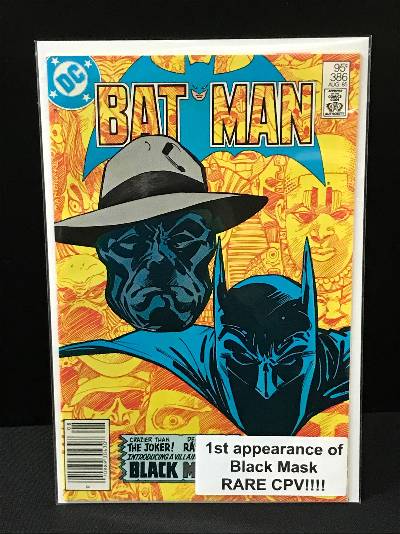 BATMAN #386 1ST APPEARANCE OF BLACK MASK - DC COMICS (1 of 1)
