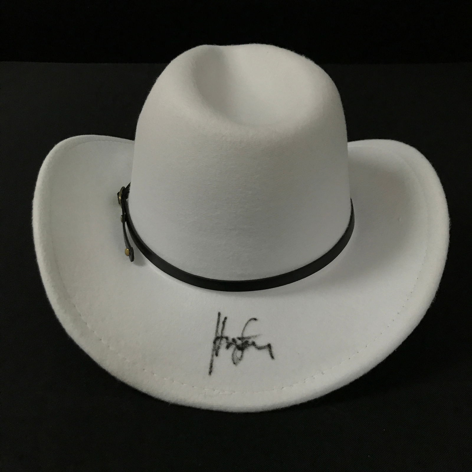 HARRISON FORD SIGNED 1923 COWBOY HAT - KB COA (1 of 1)