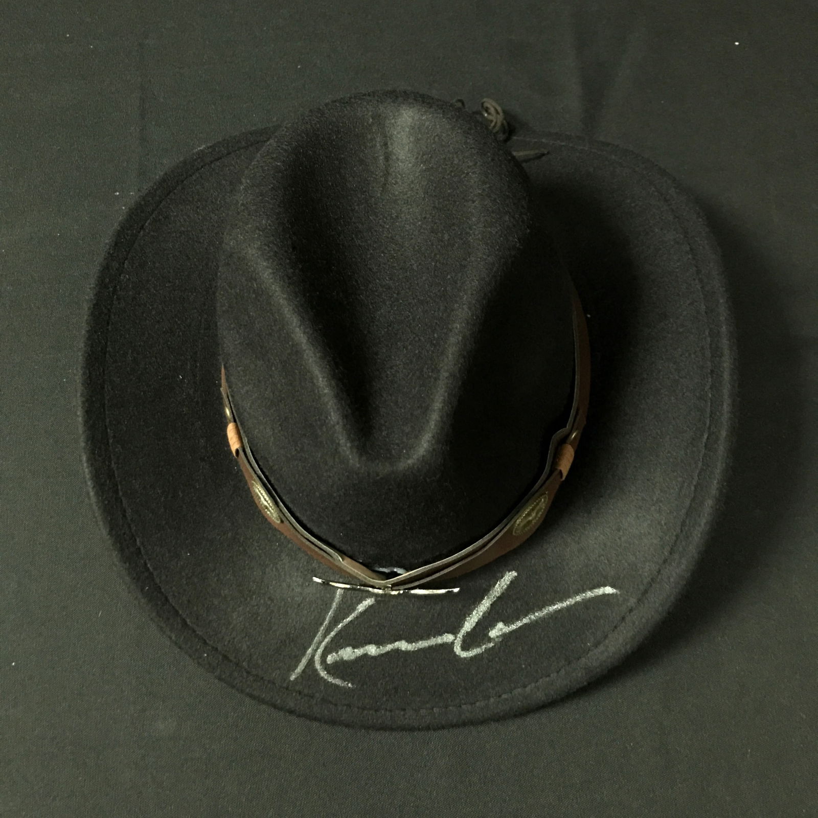 KEVIN COSTNER SIGNED YELLOWSTONE COWBOY HAT - KB COA (1 of 1)