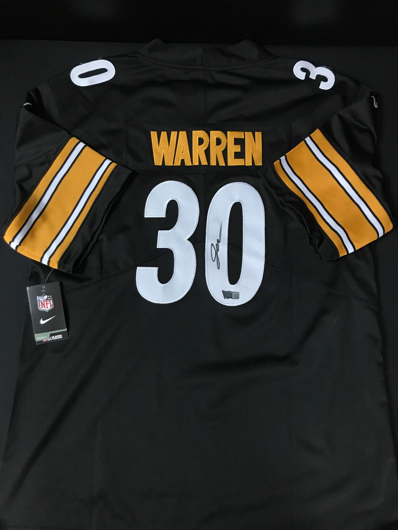 JAYLEN WARREN SIGNED PITTSBURGH STEELERS JERSEY - ACE COA (1 of 3)