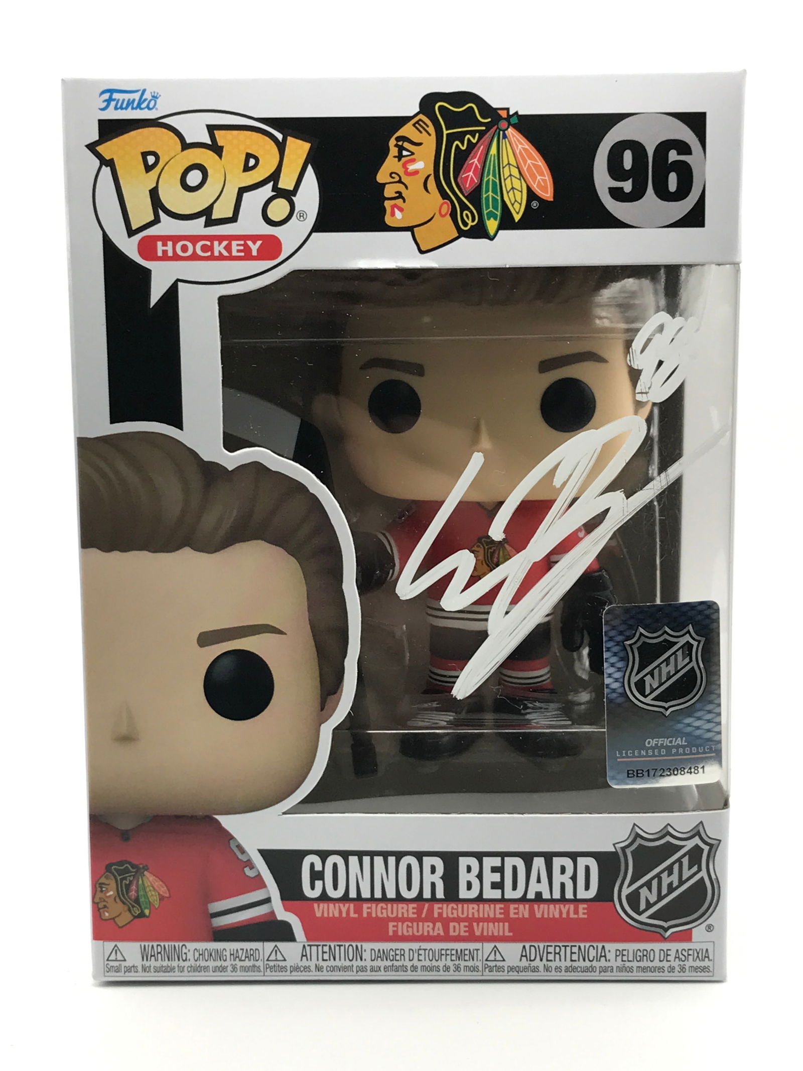 CONNOR BEDARD SIGNED FUNKO POP - ACE COA (1 of 2)