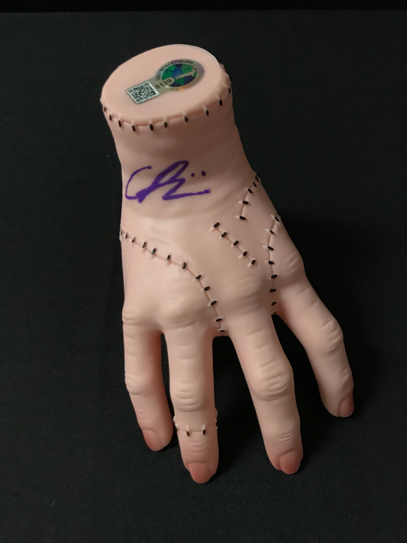 CHRISTINA RICCI SIGNED THING PROP HAND - WWOC COA: Prices are in Canadian dollars