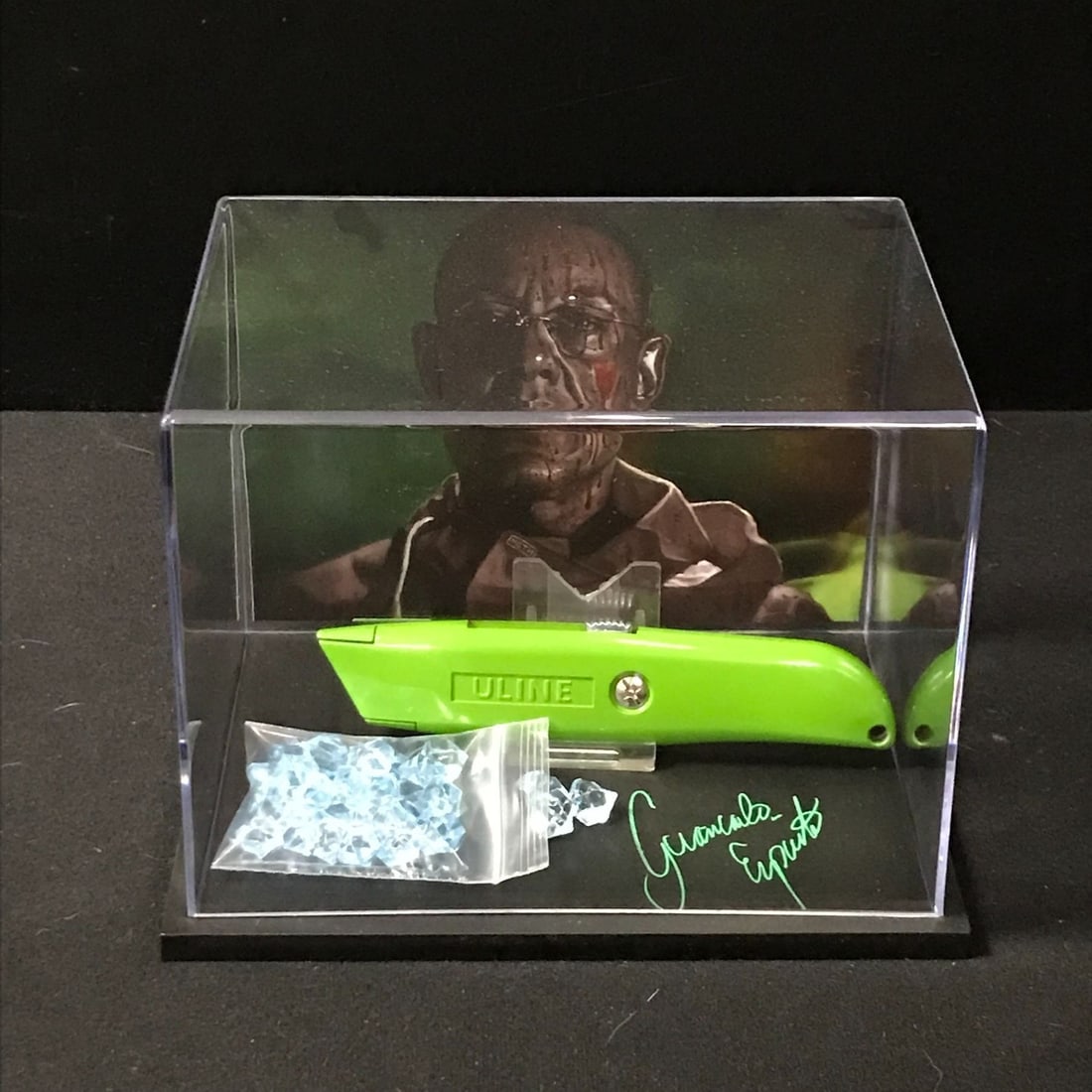GIANCARLO ESPOSITO SIGED BREAKING BAD PRESENTATION PIECE (WWOC COA): Prices are in Canadian dollars