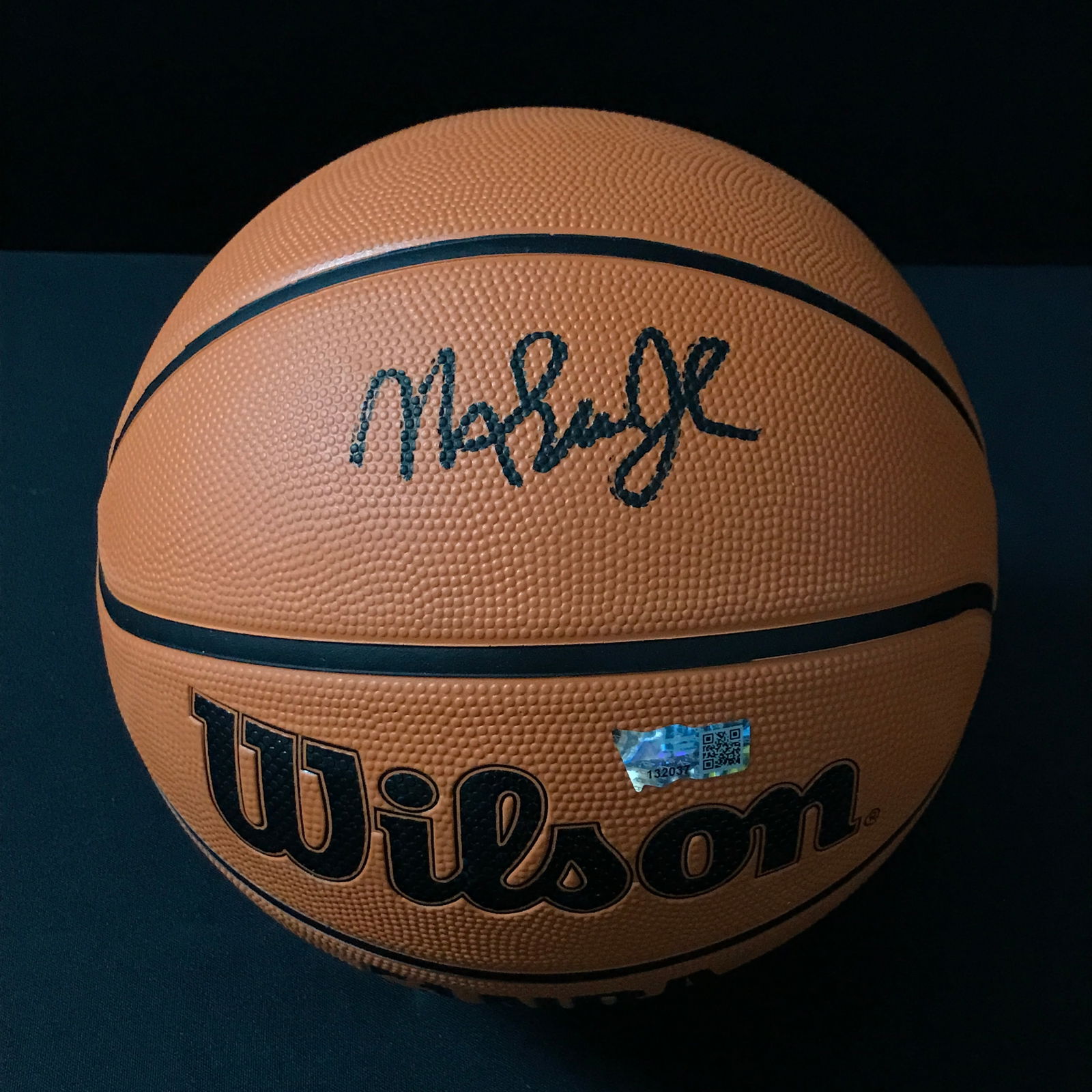 MAGIC JOHNSON SIGNED WILSON BASKETBALL (ACE COA) (1 of 1)