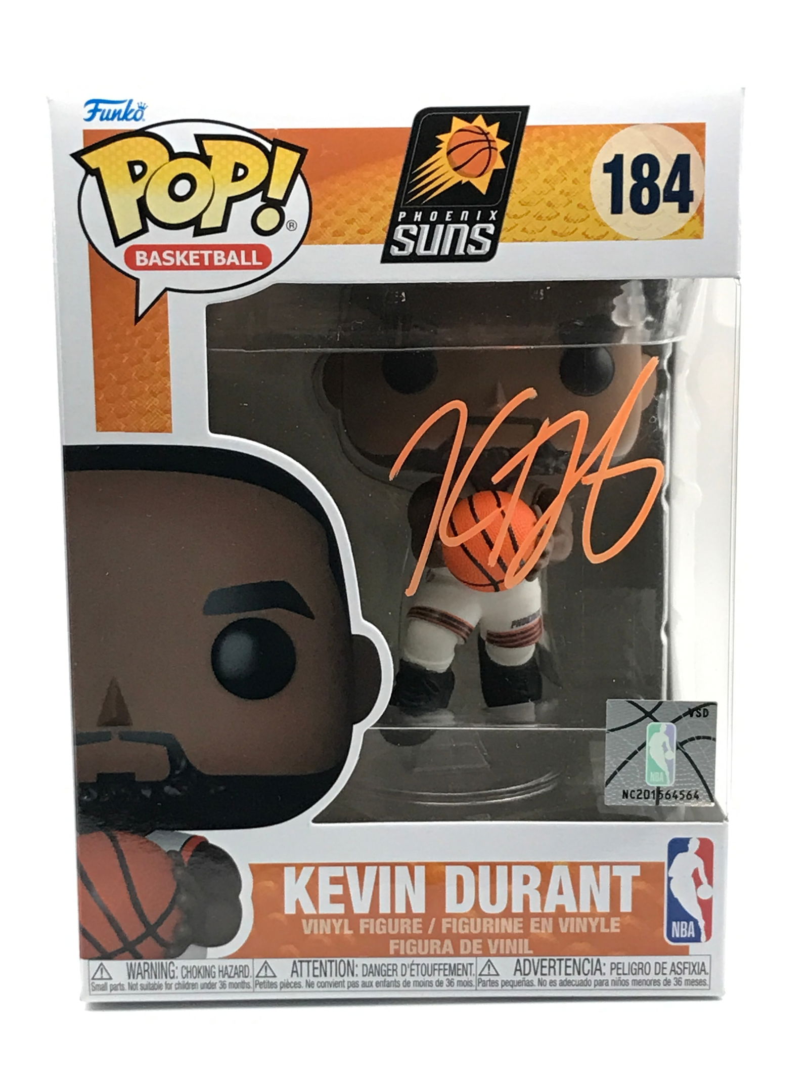 KEVIN DURANT SIGNED FUNKO POP - ACE COA (1 of 2)