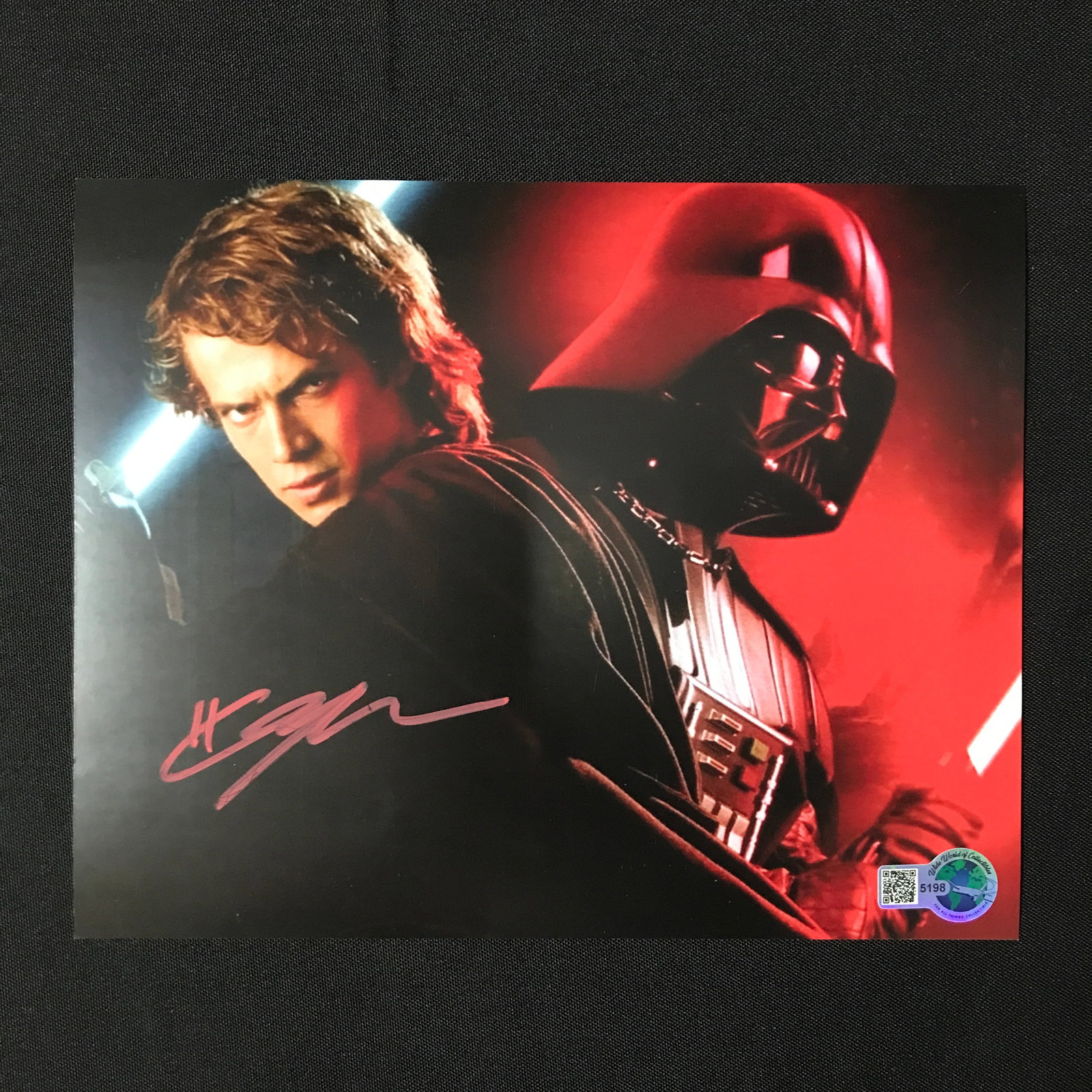 HAYDEN CHRISTIANSEN SIGNED STAR WARS 8 X 10 (WWOC COA): Prices are in Canadian dollars