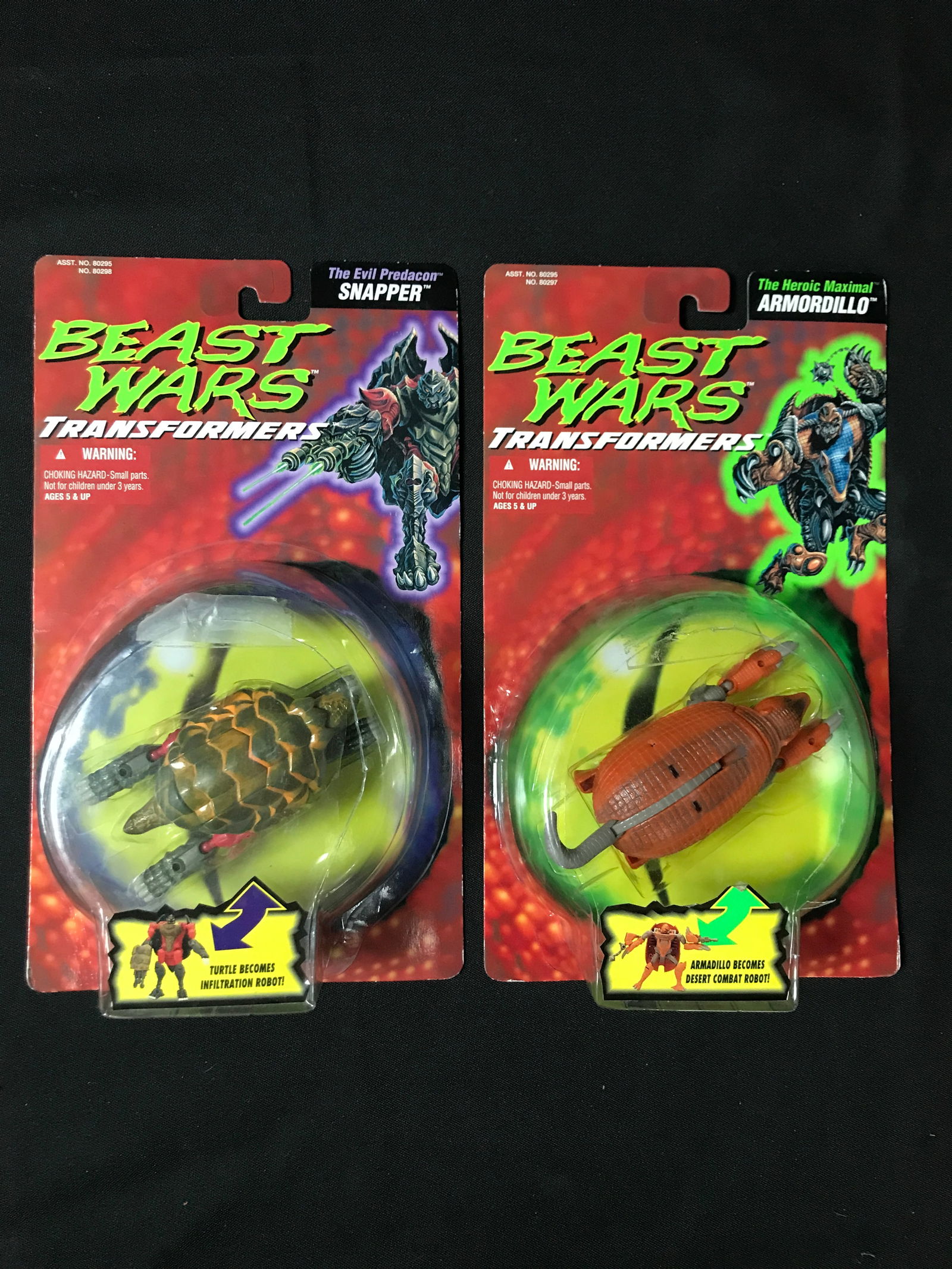 KENNER 1995 TRANSFORMERS BEASTWARS (BUBBLE IS CRACKED) (1 of 2)