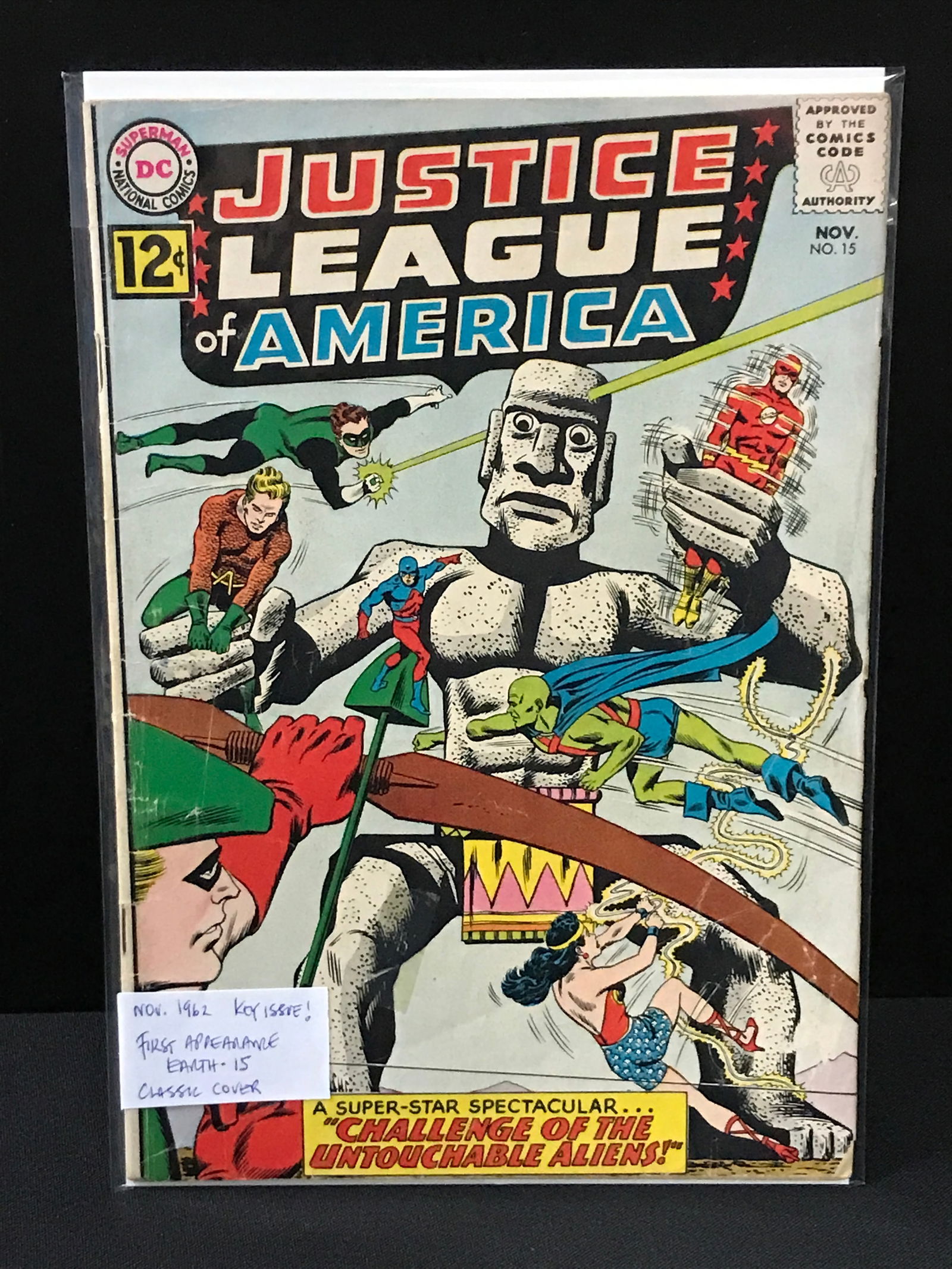 JUSTICE LEAGUE OF AMERICA #15 (1962) FIRST APPEARANCE EARTH - IS - DC COMICS (1 of 1)
