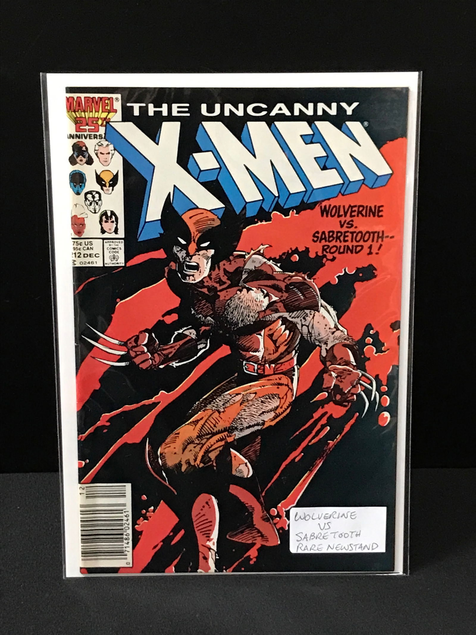 MARVEL COMICS NO.212 THE UNCANNY X-MEN: Prices are in Canadian dollars