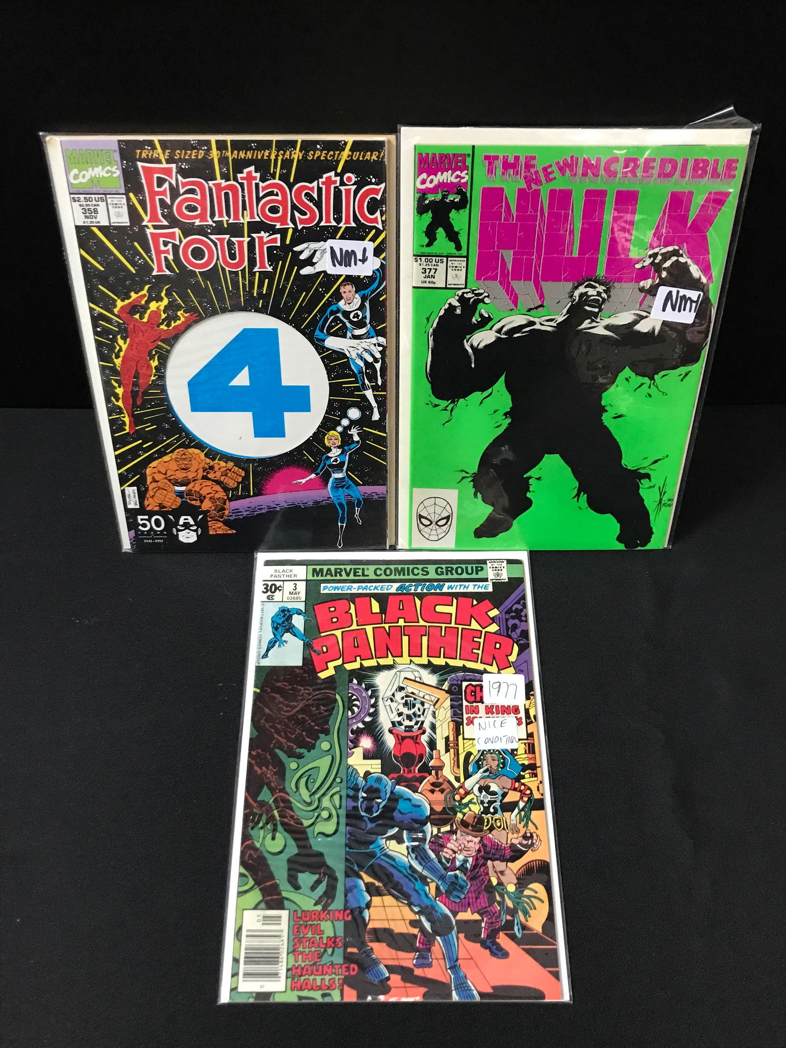 LOT OF 3 MARVEL SUPERHERO COMICS (1 of 1)