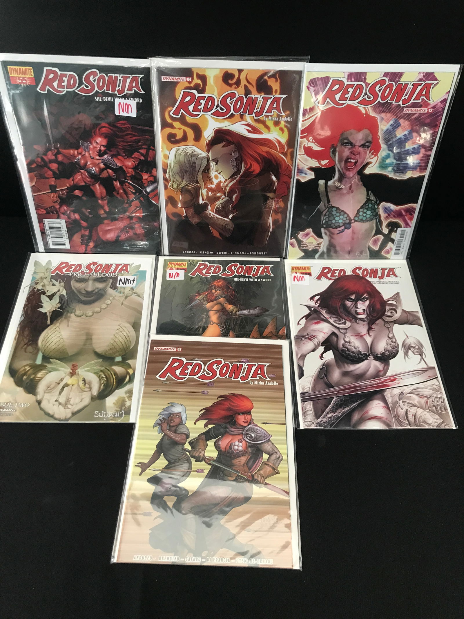 LOT OF 7 RED SONJA COMICS - DYNAMITE COMICS (1 of 1)