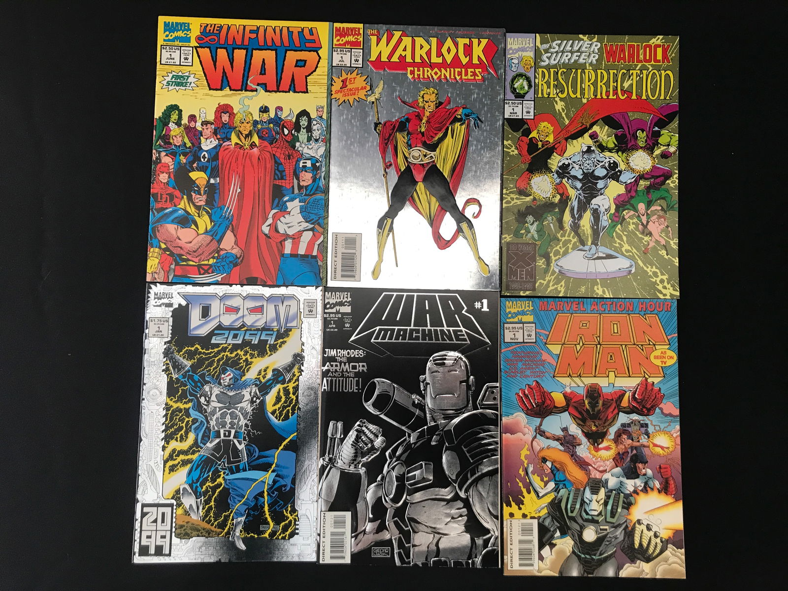 LOT OF 6 MARVEL COMICS - VARIOUS TITLES: Prices are in Canadian dollars