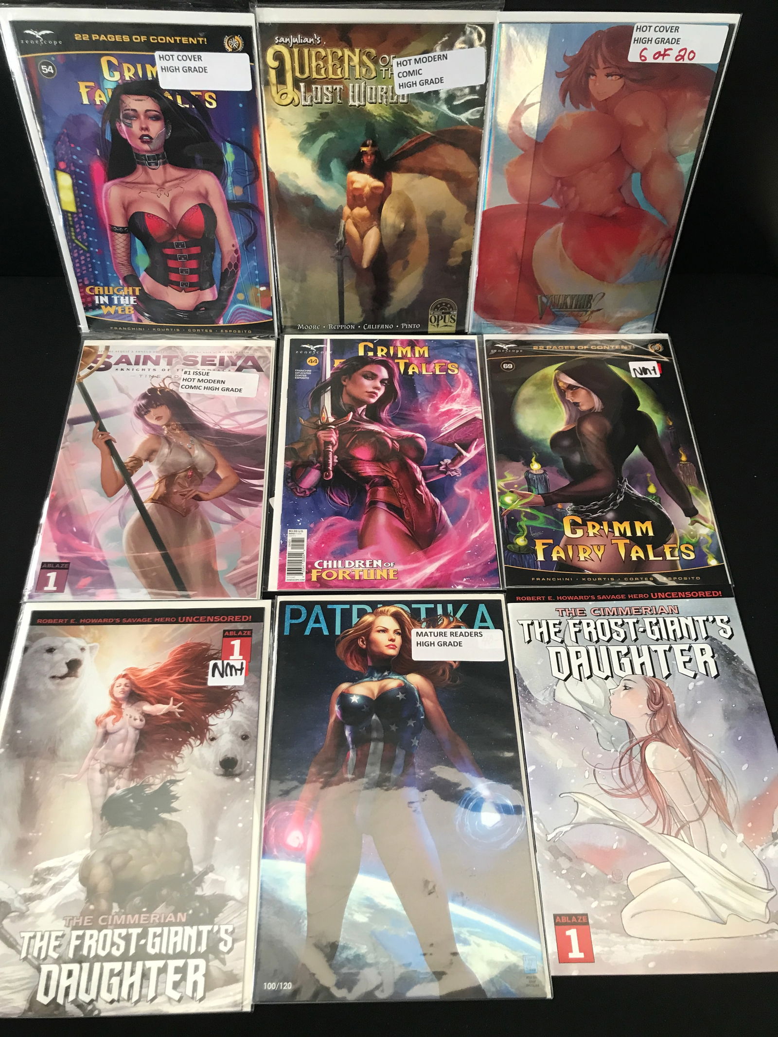 LOT OF 9 MIXED TITLE COMICS - VARIOUS PUBLISHERS (1 of 1)