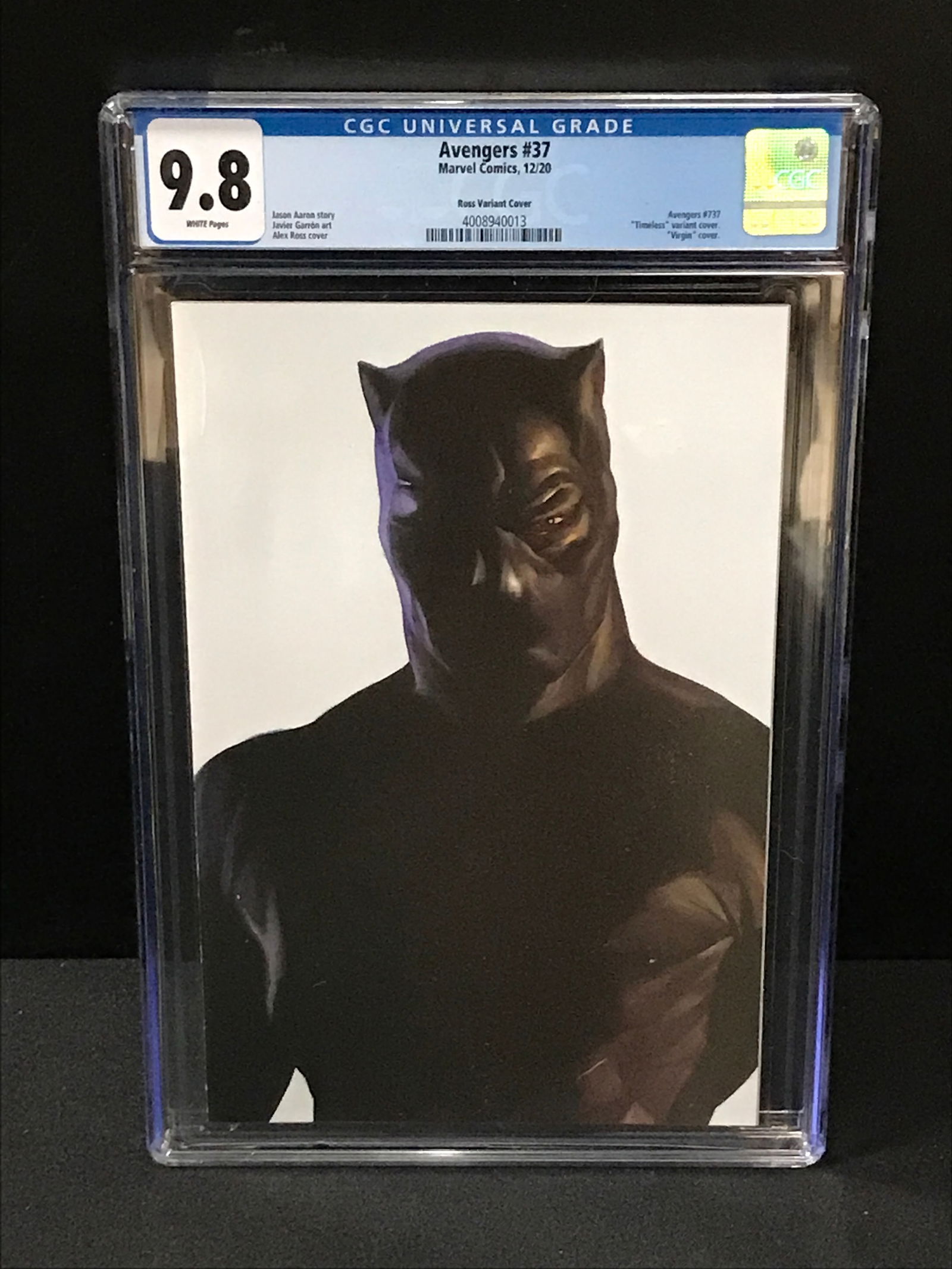 MARVEL COMICS AVENGERS NO.37 VIRGIN COVER - CGC GRADE 9.8 (1 of 1)