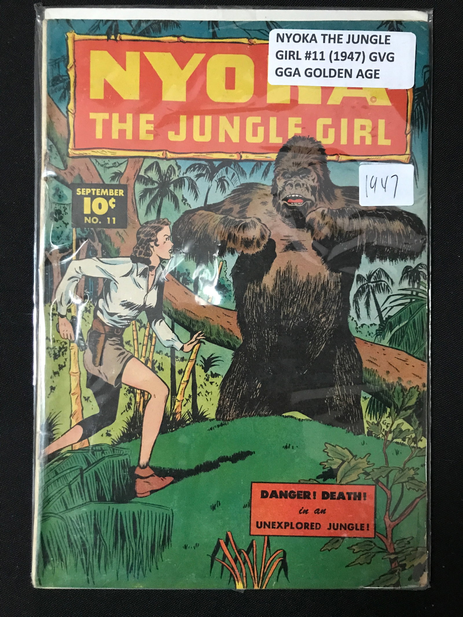 NYOKA THE JUNGLE GIRL #11 (1947): Prices are in Canadian dollars