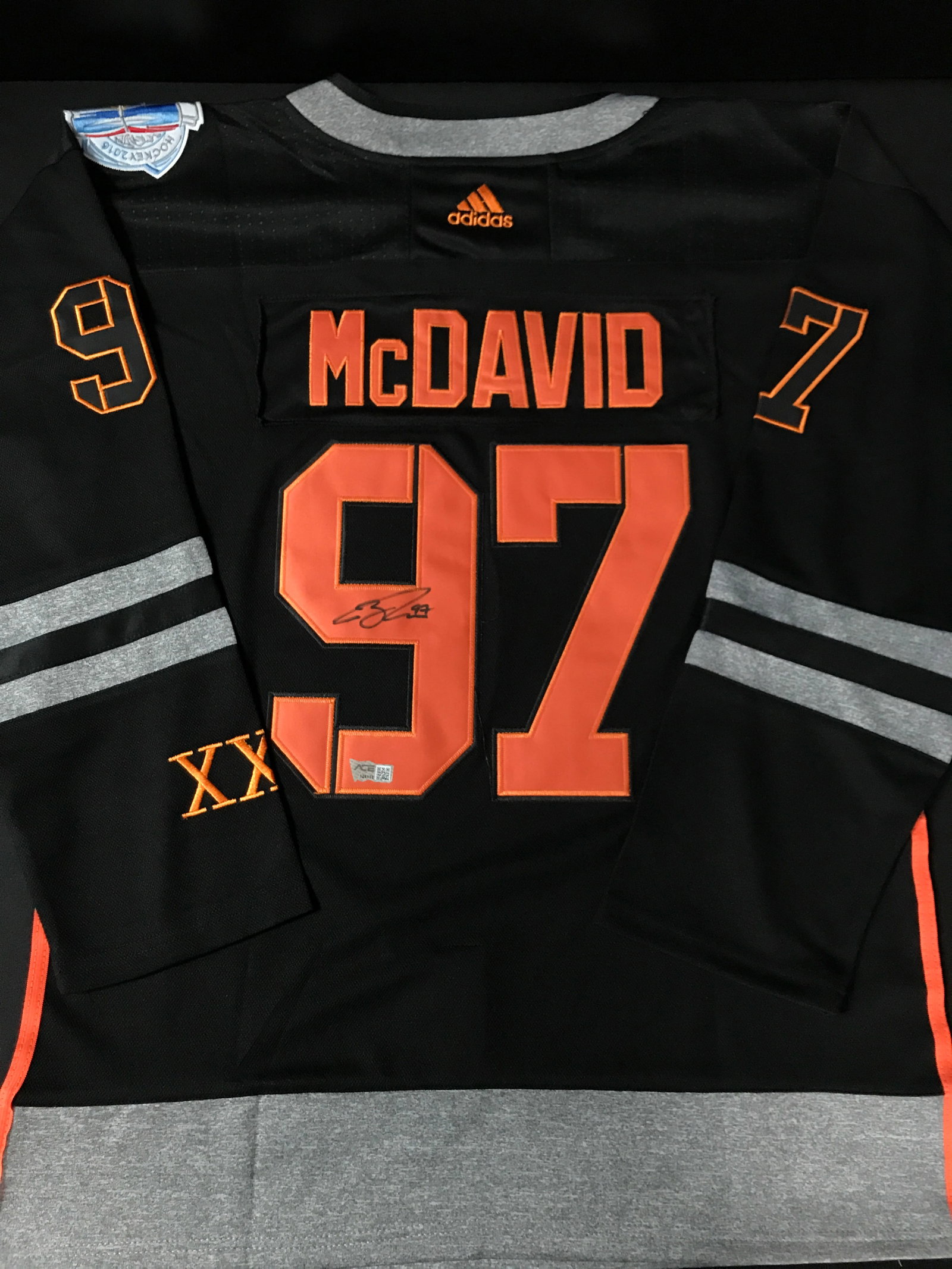 CONNOR MCDAVID SIGNED TEAM North America JERSEY - ACE COA: Prices are in Canadian dollars