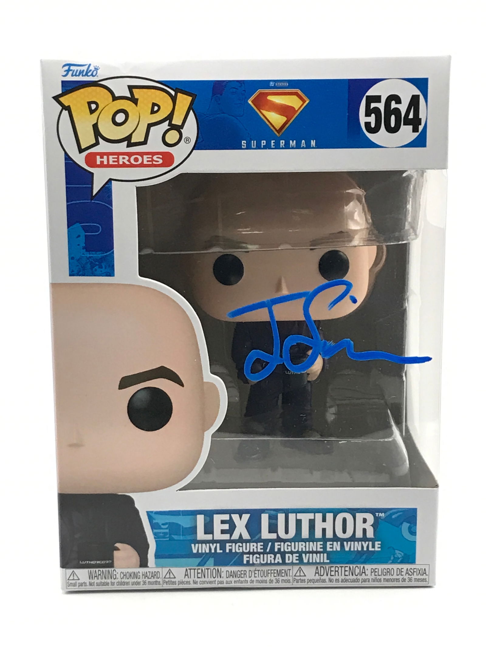 JESSE EISENBERG SIGNED LEX LUTHOR FUNKO POP - KB COA (1 of 2)