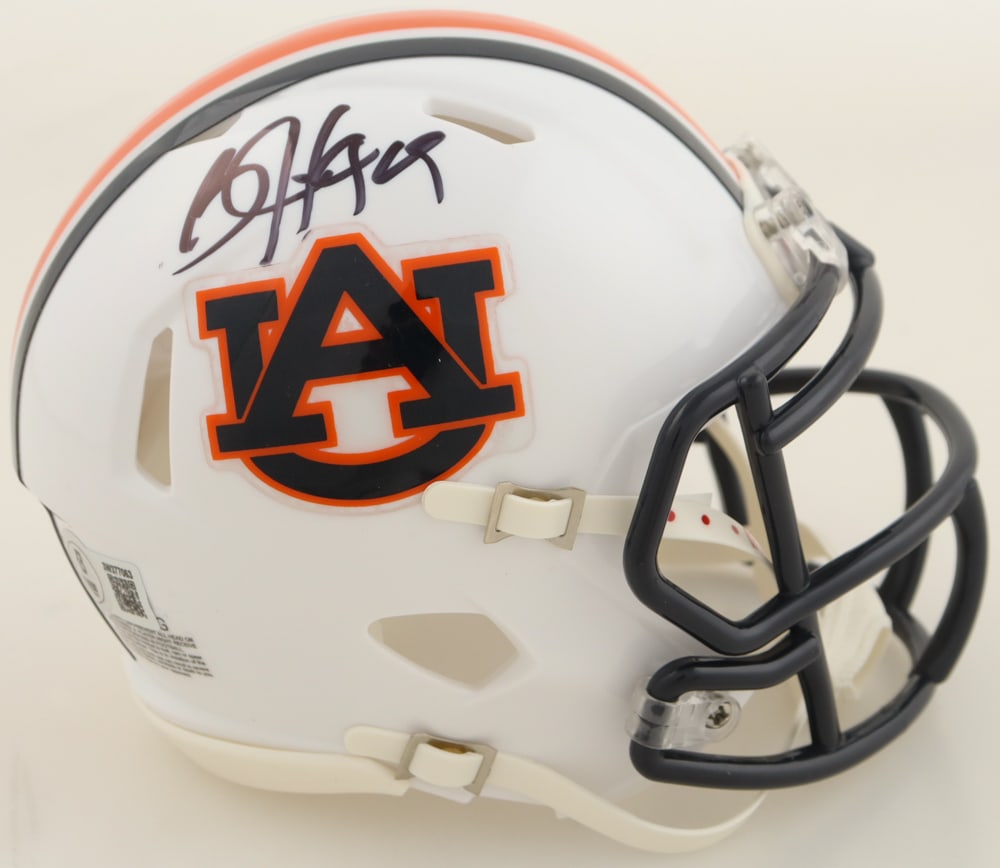 BO JACKSON SIGNED AUBURN MINI HELMET BECKETT COA: Prices are in Canadian dollars