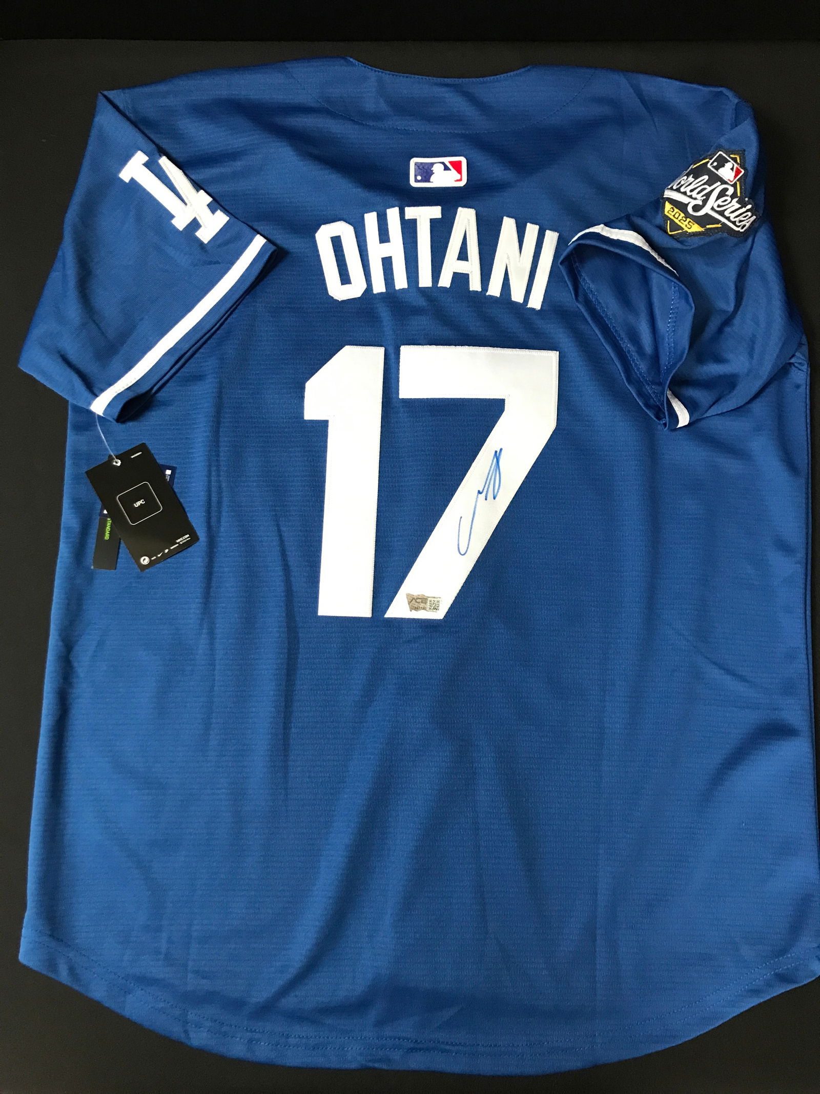 SHOHEI OHTANI SIGNED Los Angeles DODGERS JERSEY - ACE COA (1 of 3)