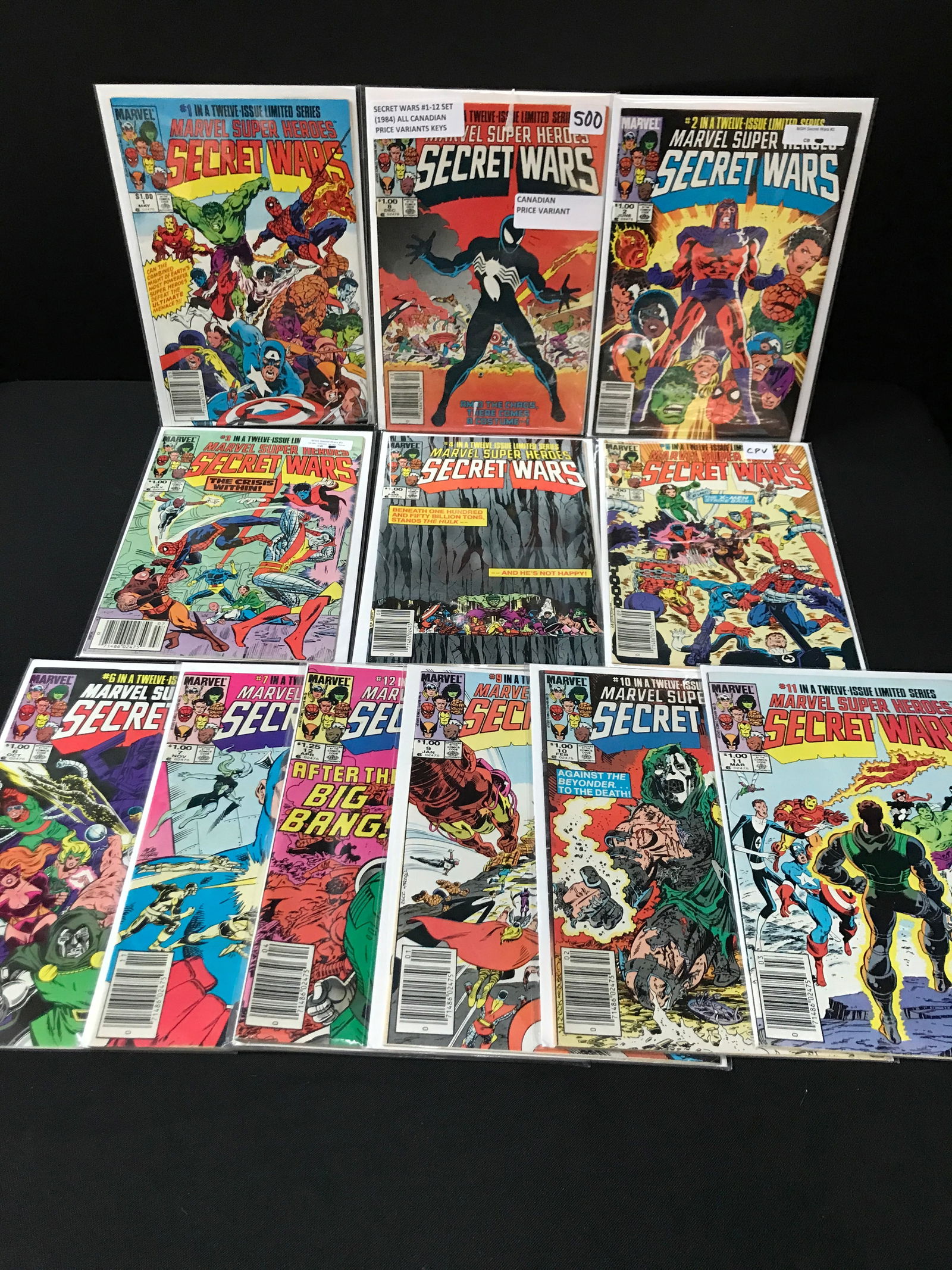 LOT OF MARVEL SECRET WARS COMICS (1 of 2)